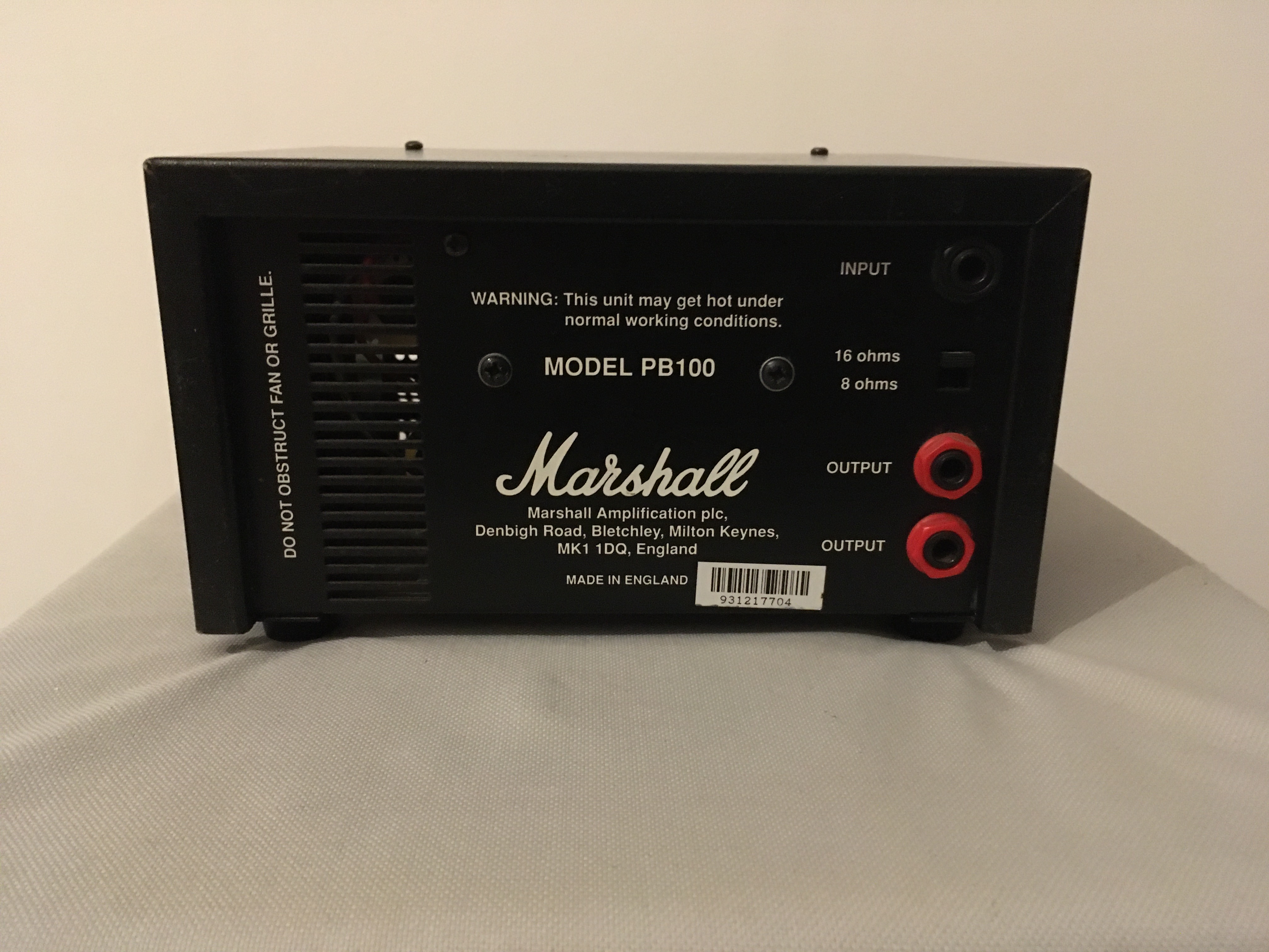 PB100 Power Brake Marshall PB100 Power Brake Audiofanzine