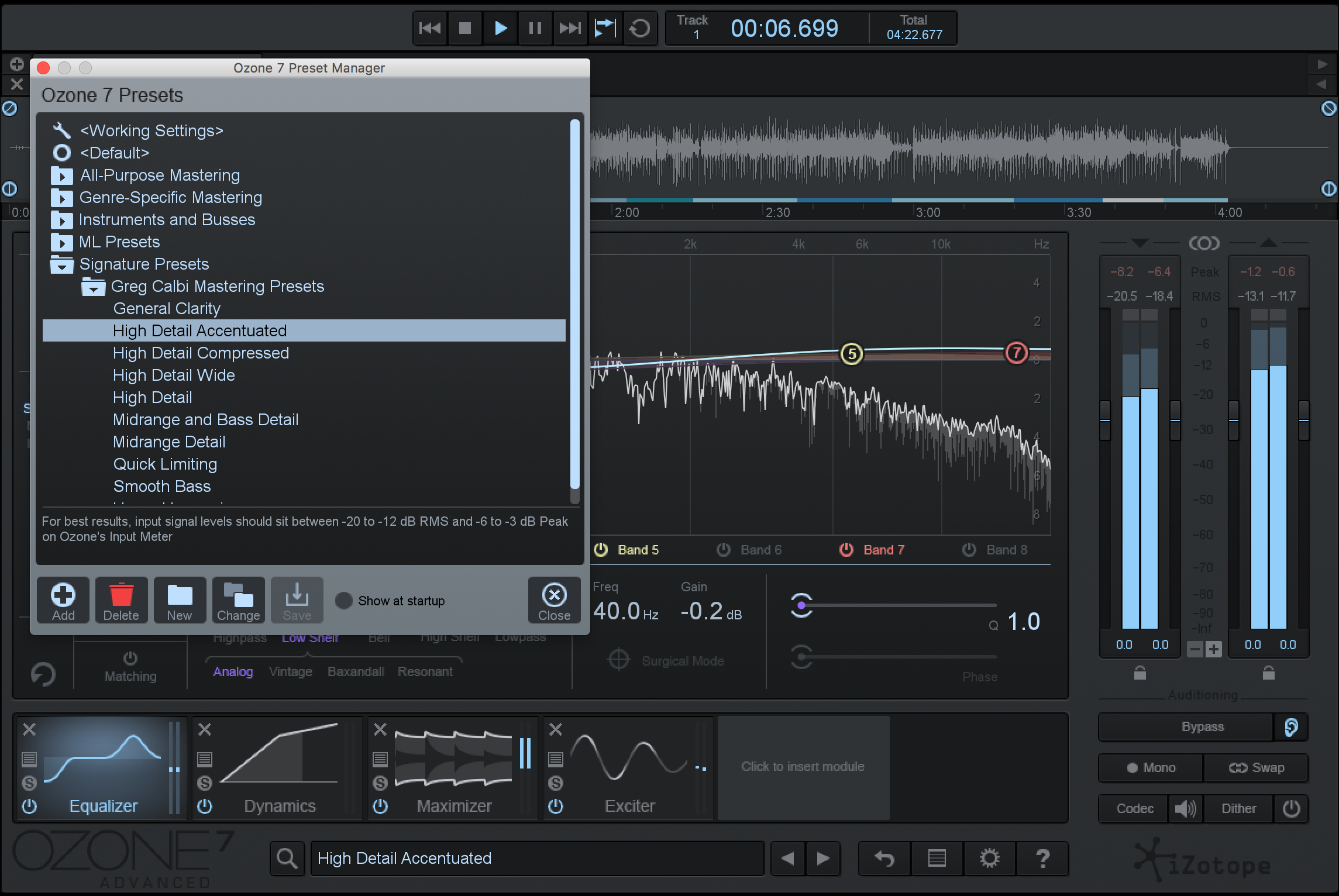 ozone mastering