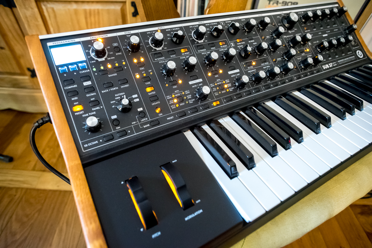 Как синхронизировать moog 37 с компьютером