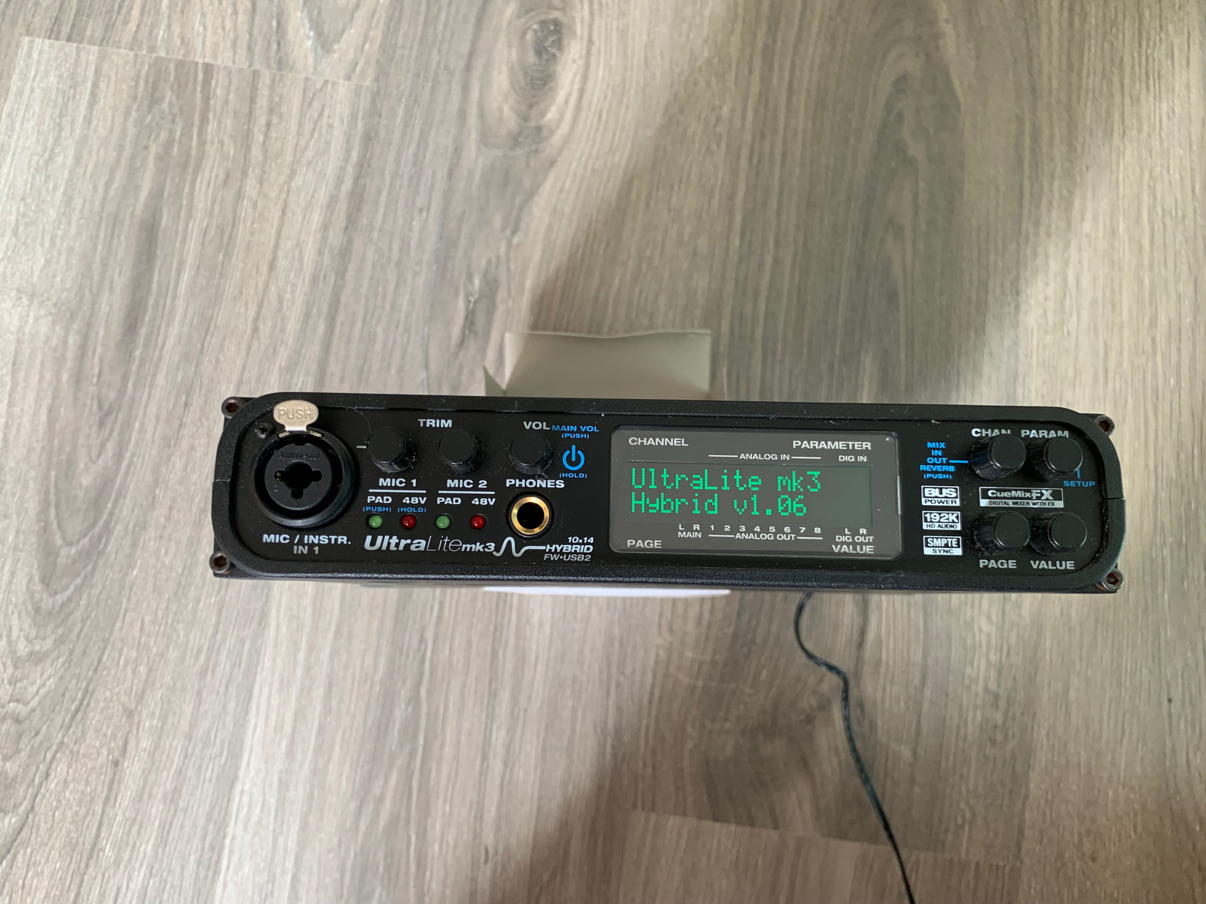 UltraLite mk3 Hybrid MOTU UltraLite mk3 Hybrid Audiofanzine