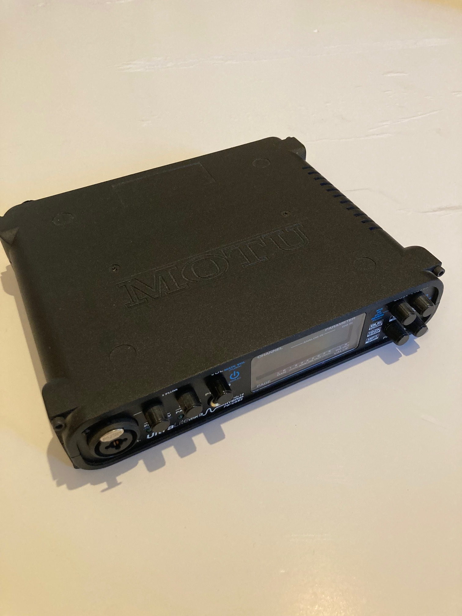 UltraLite mk3 Hybrid MOTU UltraLite mk3 Hybrid Audiofanzine