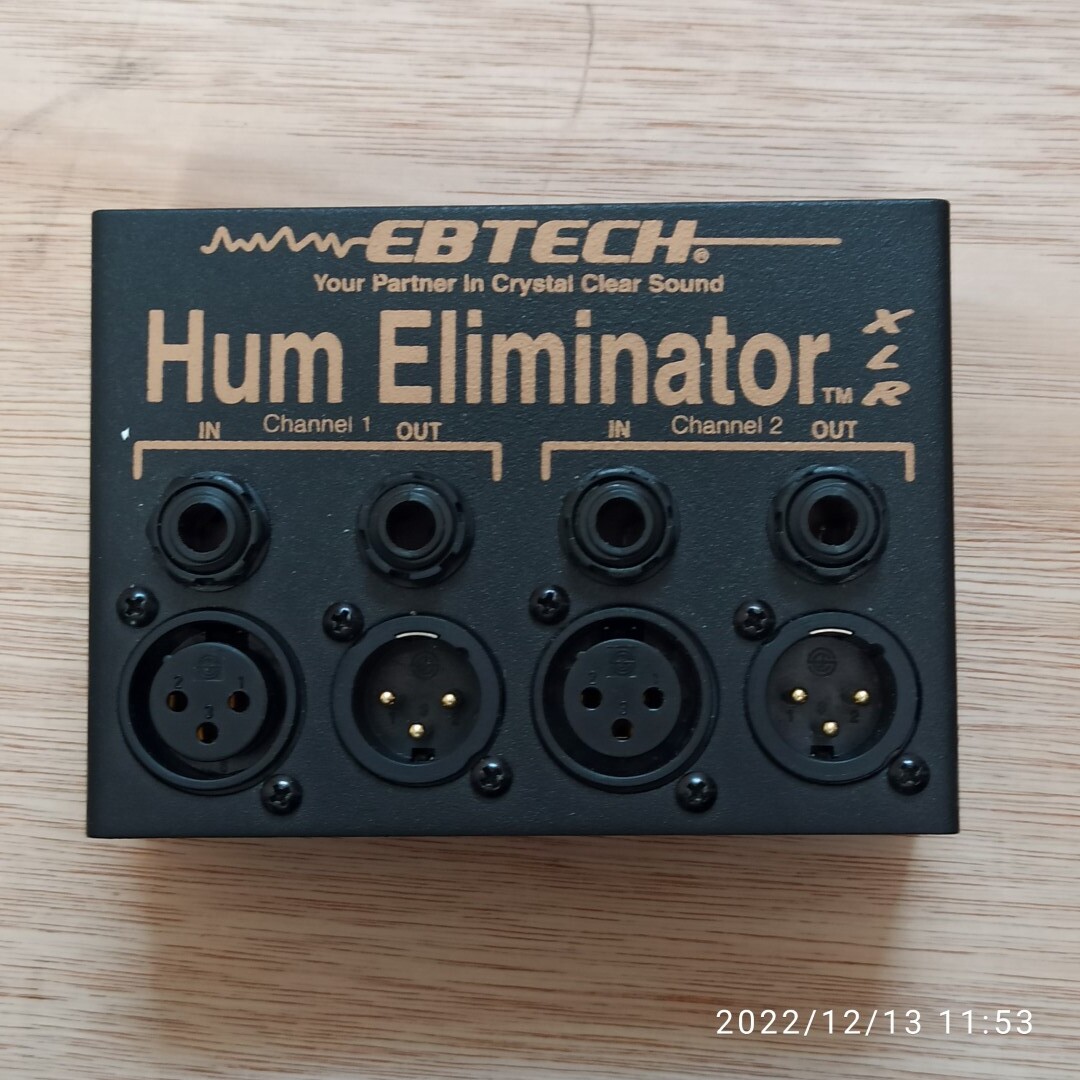 Ebtech EBHE2X Hum Eliminator XLR Effets de Guitare (PoitouCharentes