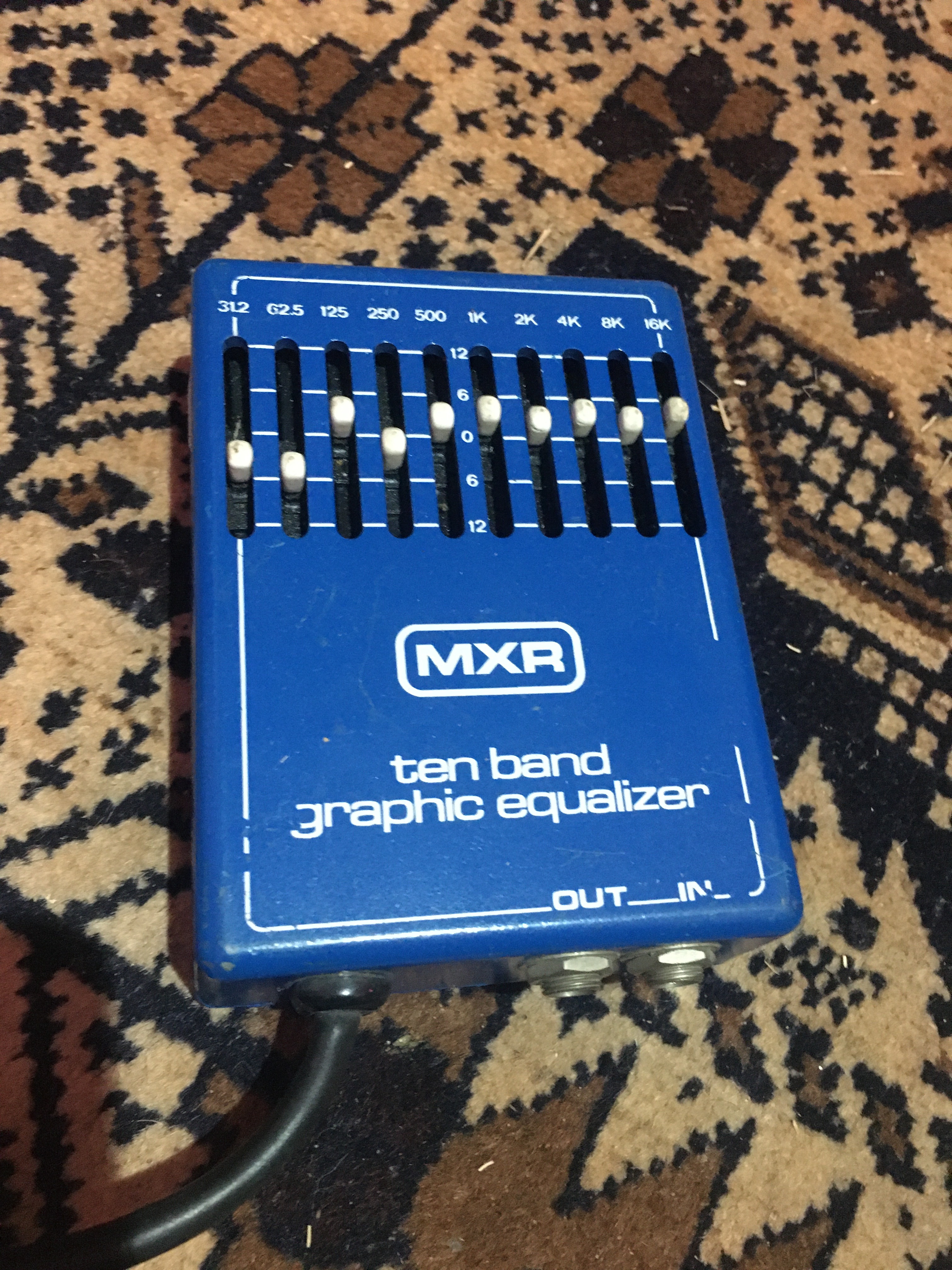 M108 10-Band Graphic EQ Vintage MXR - Audiofanzine