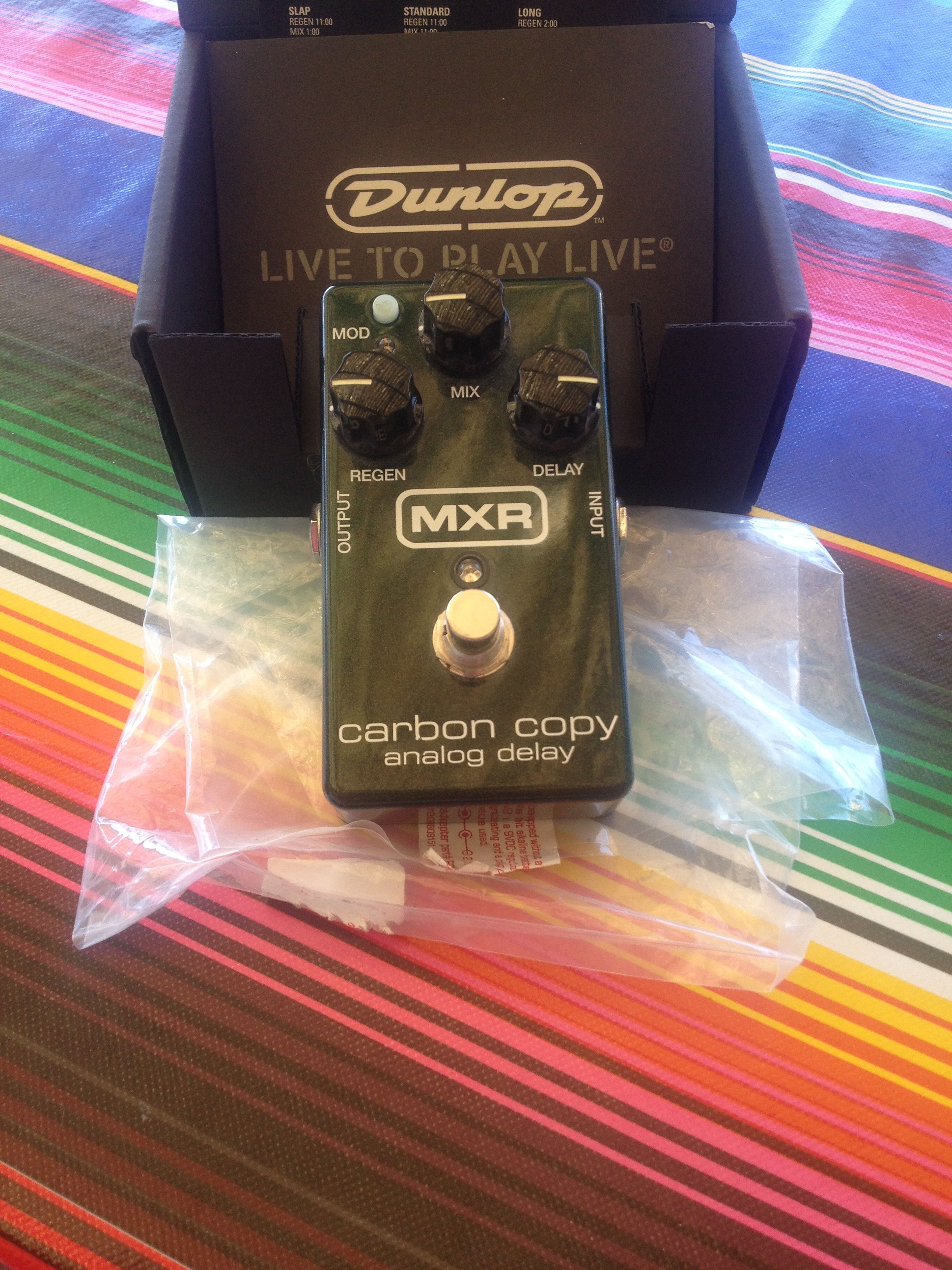 Photo MXR M169 Carbon Copy Analog Delay MXR M169 Carbon Copy Analog