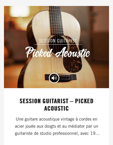 Session Guitarist - Picked Acoustic Native Instruments - Audiofanzine