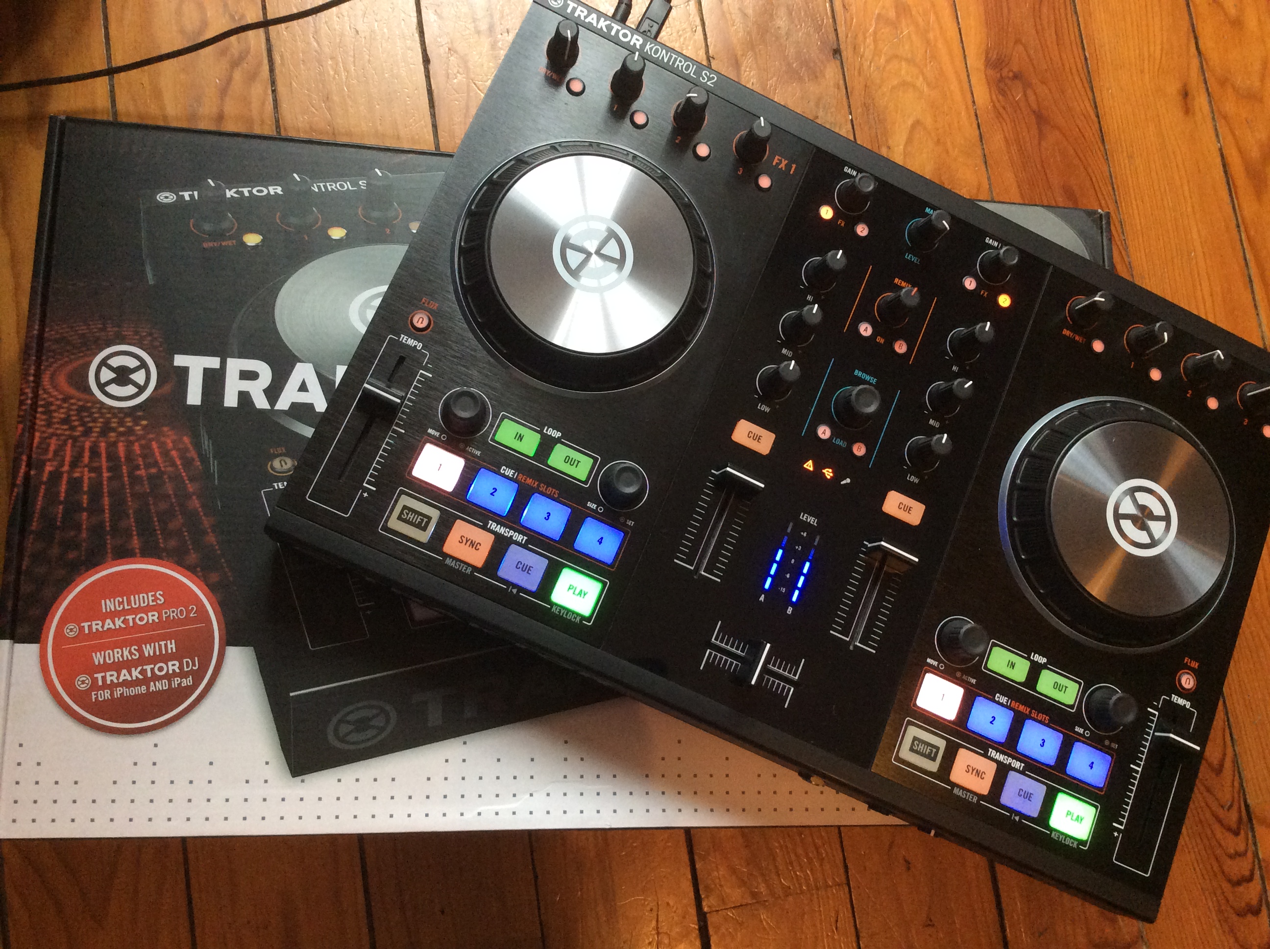 traktor s2 mk2 not connected in control panel