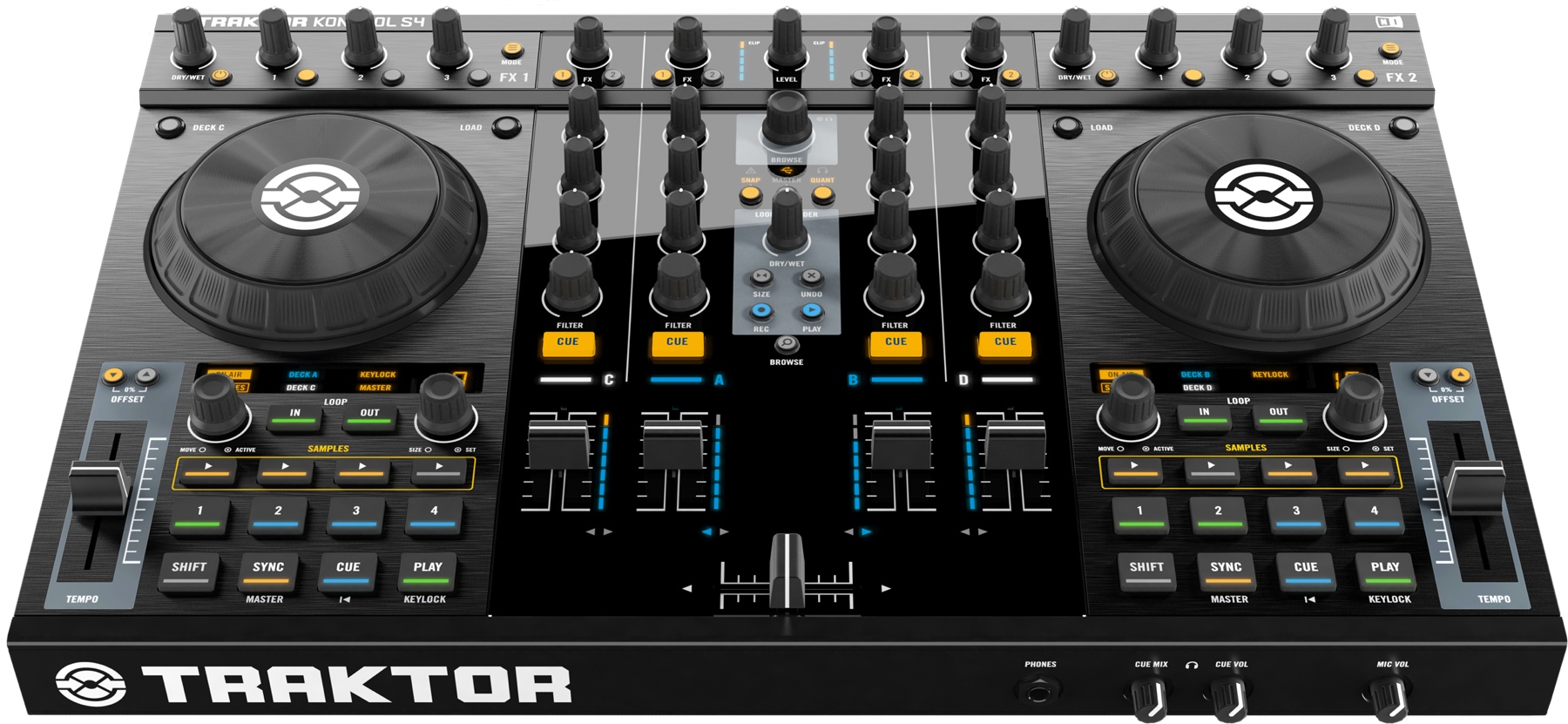 Traktor Kontrol S4 Native Instruments Traktor Kontrol S4 Audiofanzine