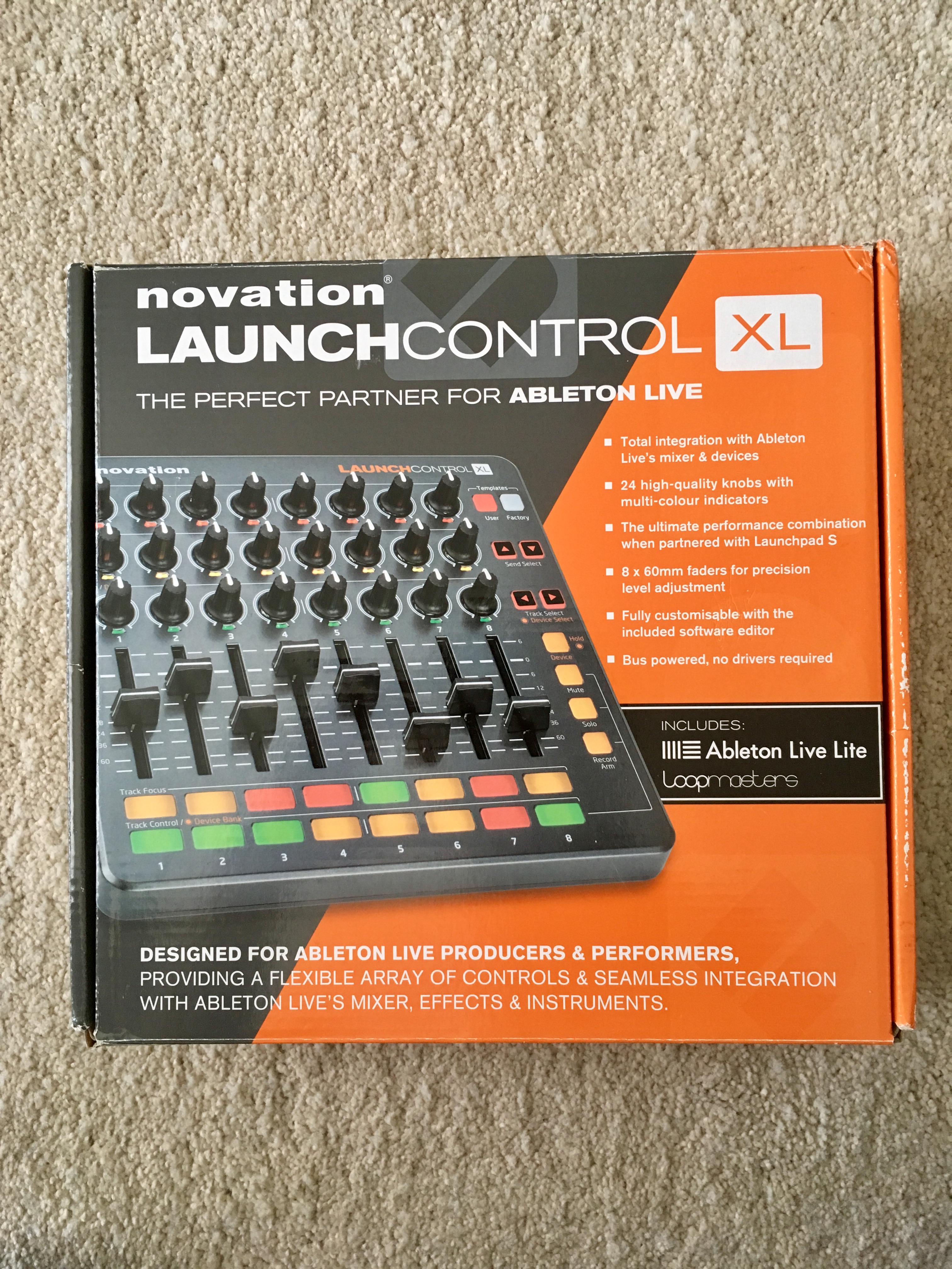launchcontrol xl faceplate