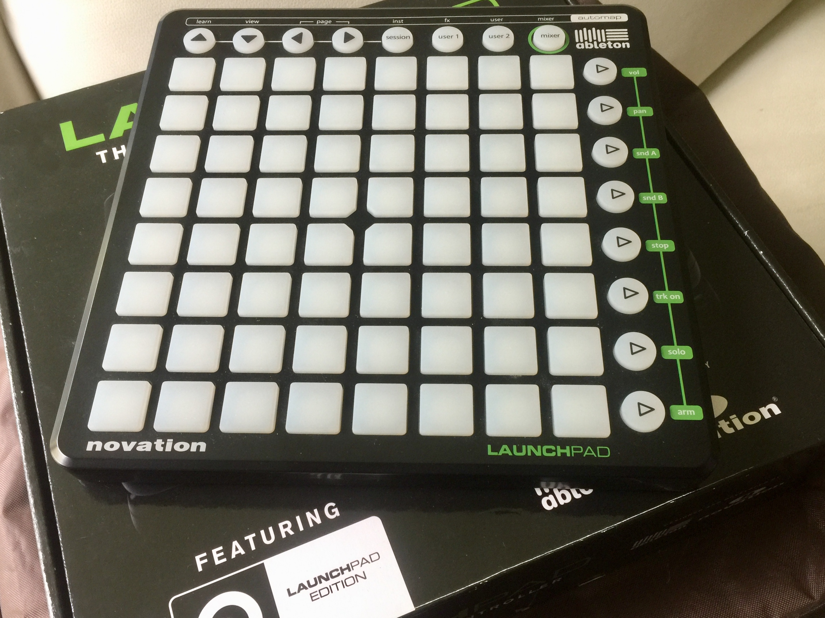 novation launchpad step sequencer ableton