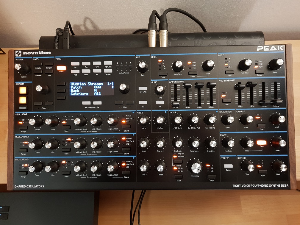 PEAK Novation Peak Audiofanzine