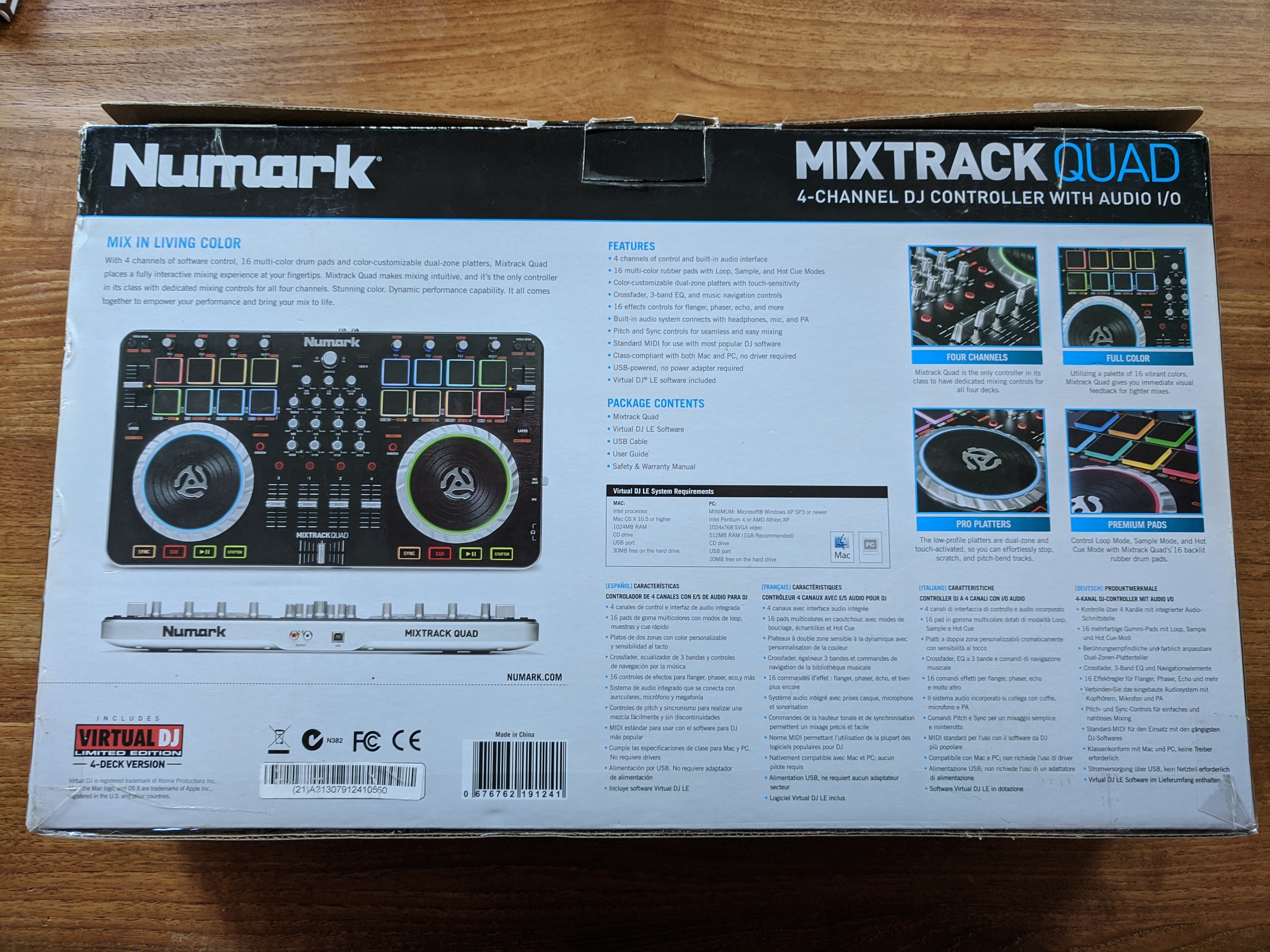 Mixtrack Quad - Numark Mixtrack Quad - Audiofanzine