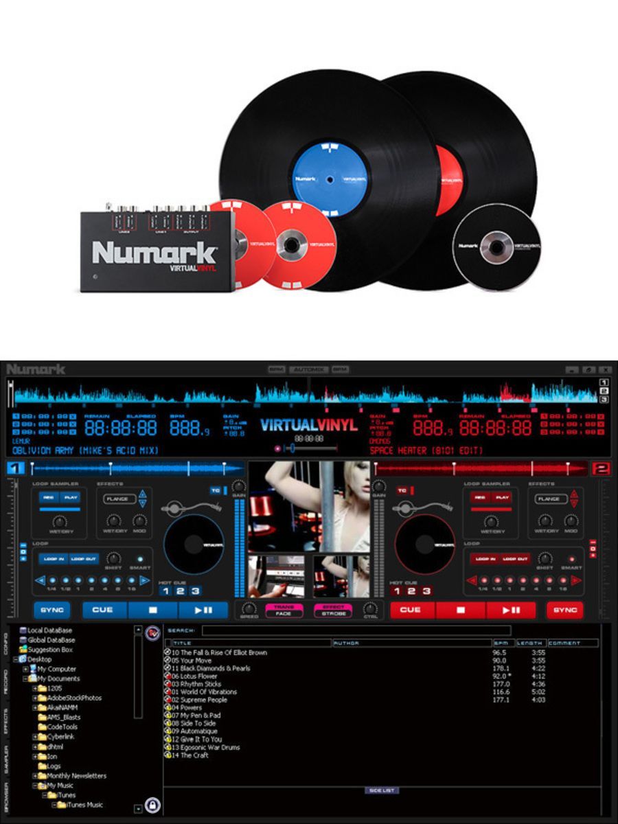 Virtual vinyl numark