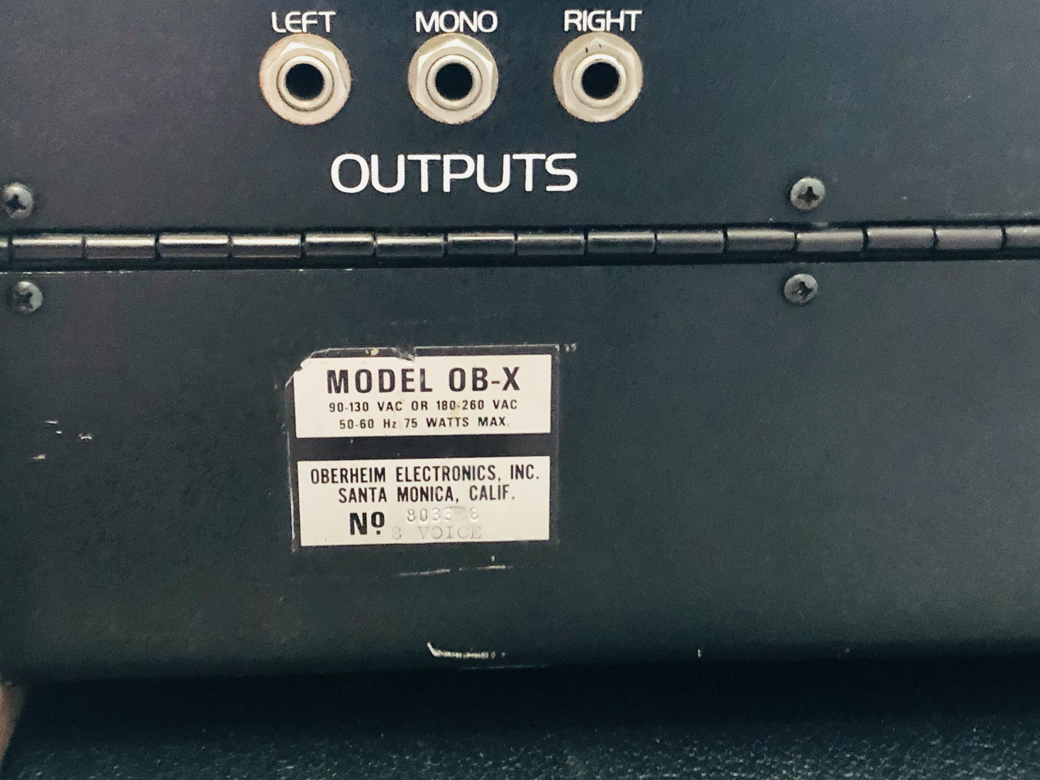 OB-X - Oberheim OB-X - Audiofanzine