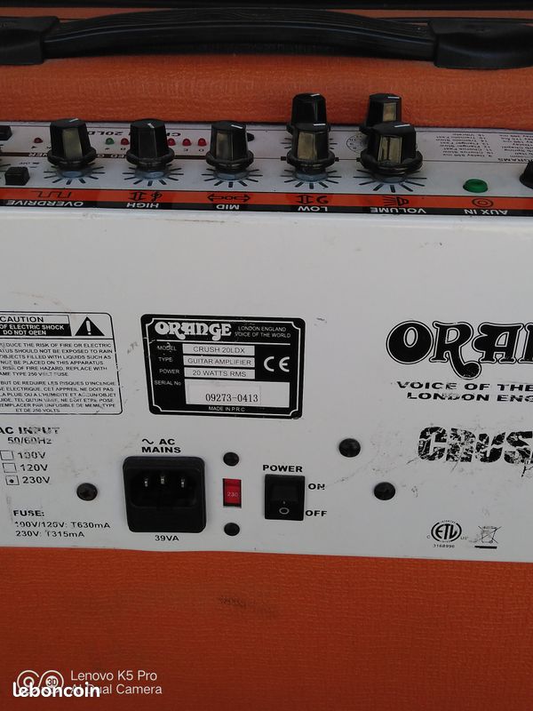 Orange cr20ldx online