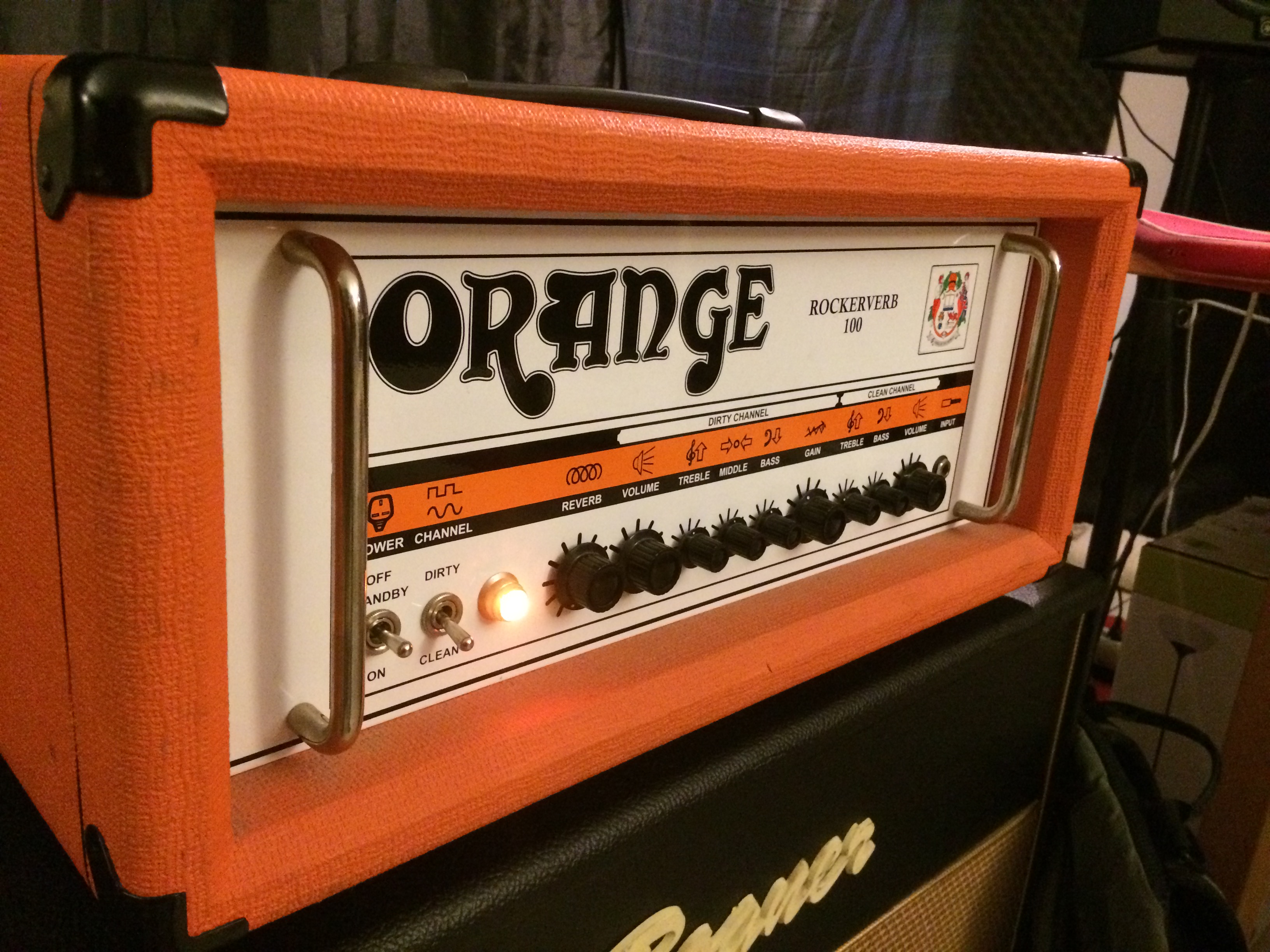 Photo Orange Rockerverb 100 Head Orange Rockerverb 100 Head 3295