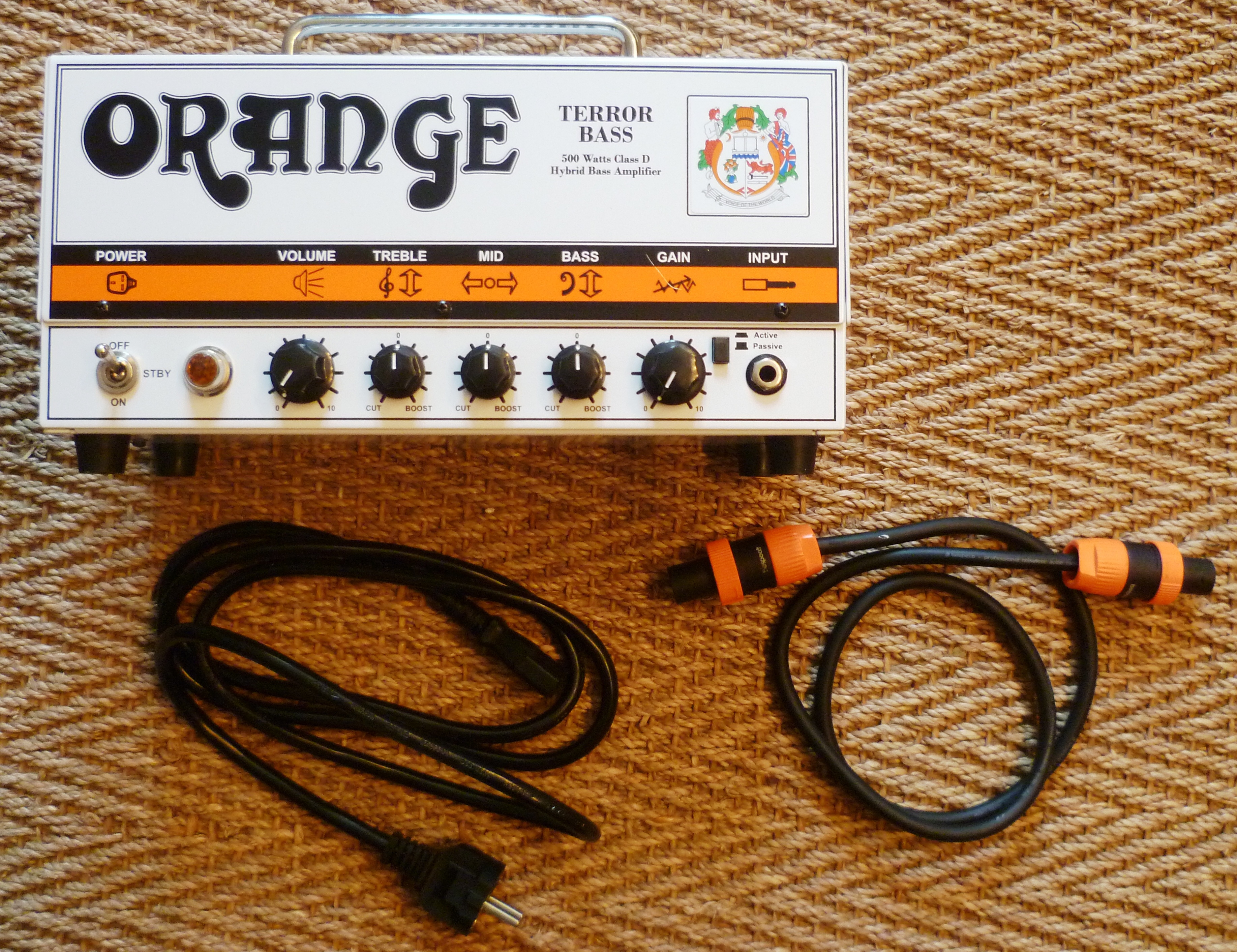 Photo Orange Terror Bass 500 Orange Amps Bass Valve Systems Series