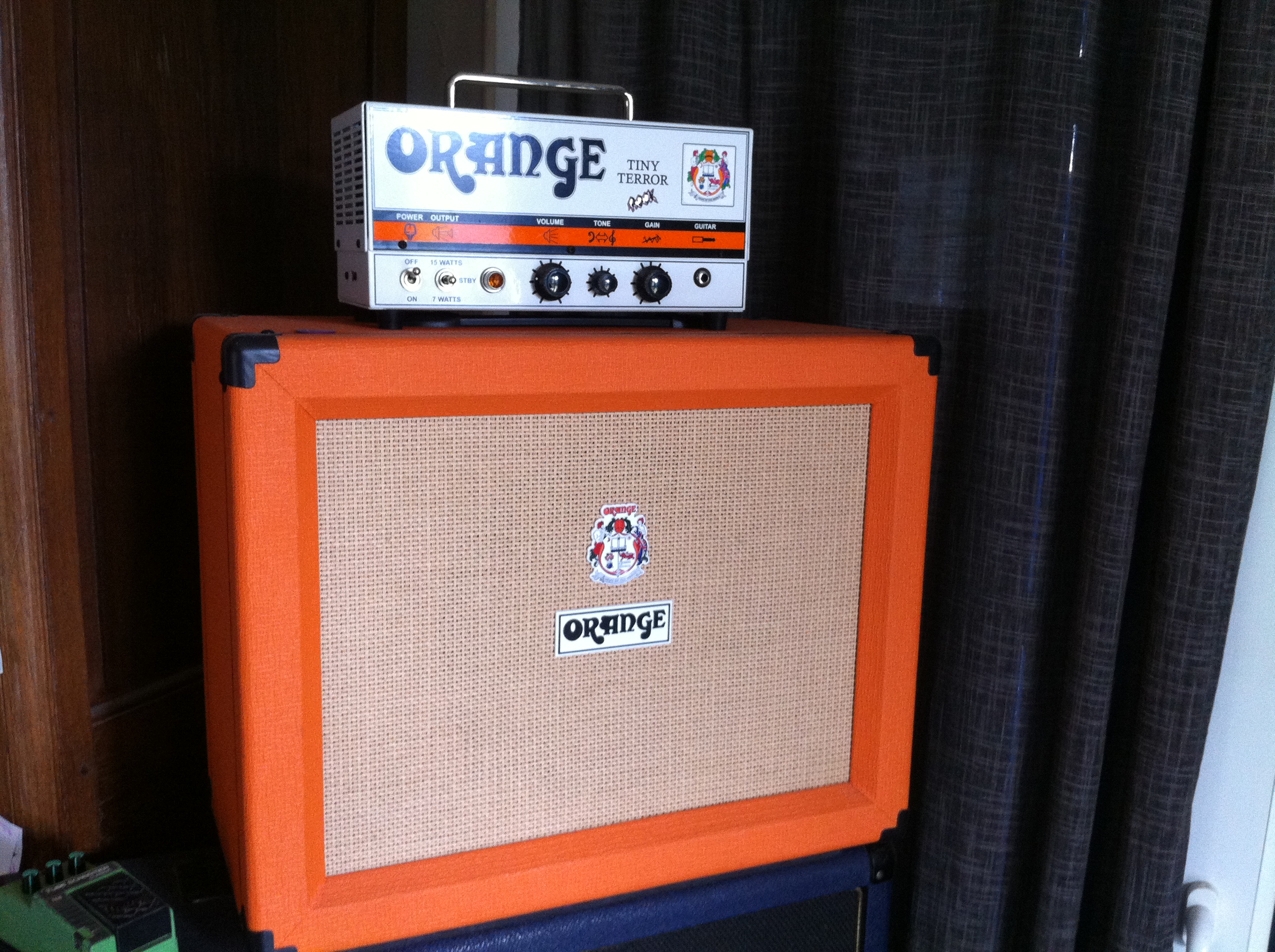 Tête Ampli Guitare Orange Micro Terror 20W - Préampli Valve 12AX7 Sortie Casque