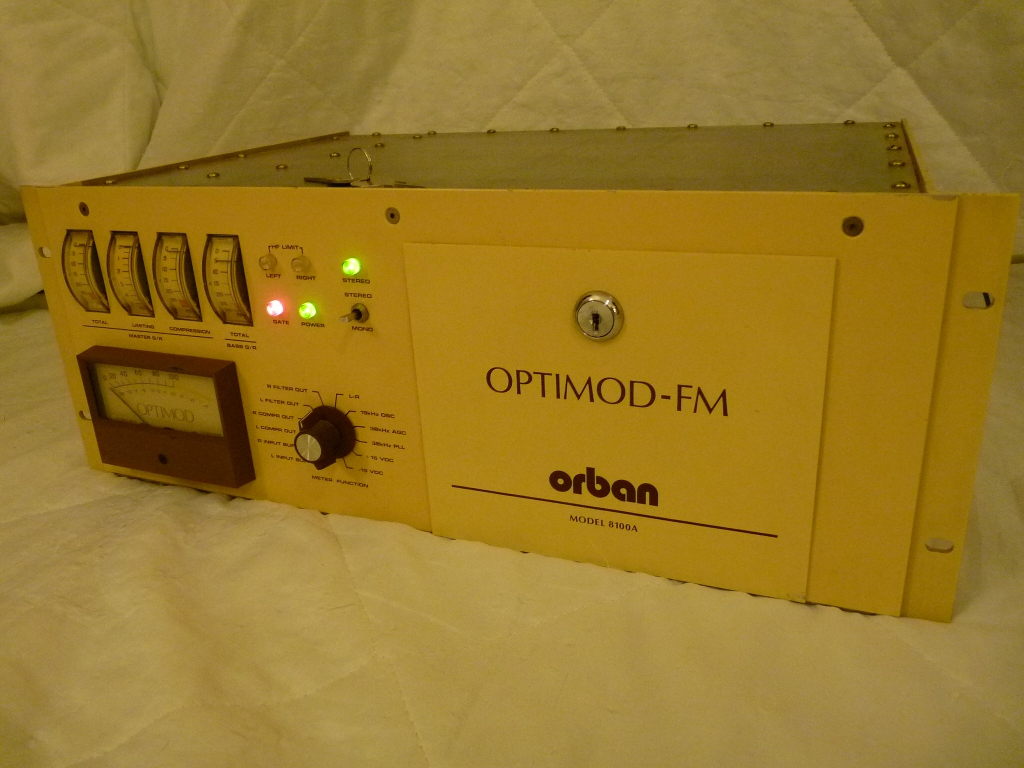 AS-IS Orban Optimod FM 8100A/ST Broadcast Audio Processor Cards NO RETURN