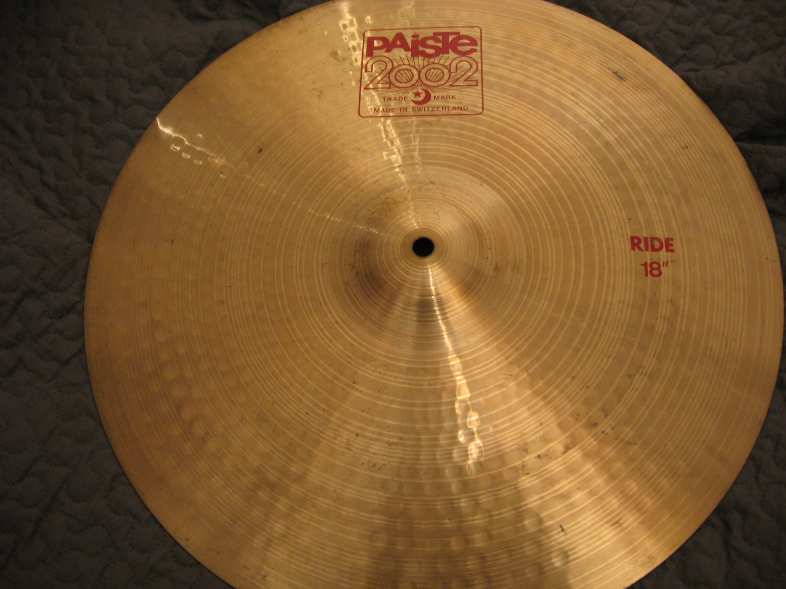 2002 Medium Crash 18'' Paiste 2002 Medium Crash 18'' Audiofanzine