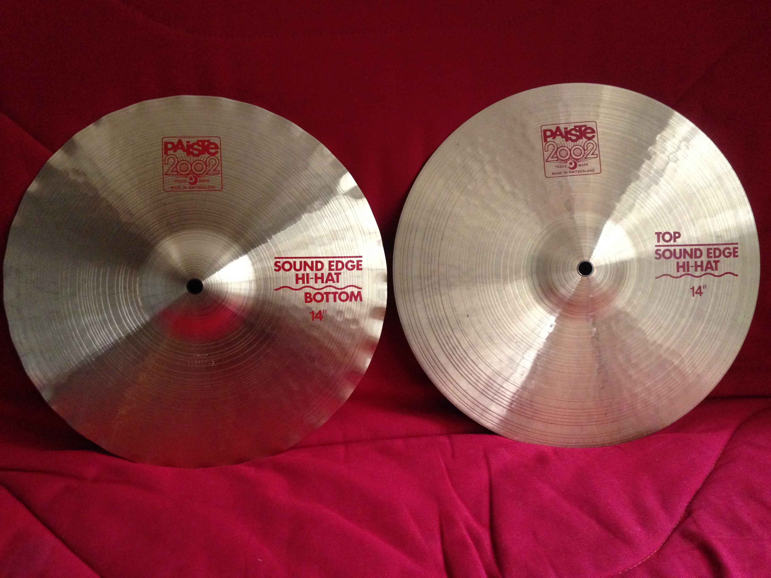 Photo Paiste 2002 Sound Edge HiHat 14'' Paiste 2002 Sound Edge Hi