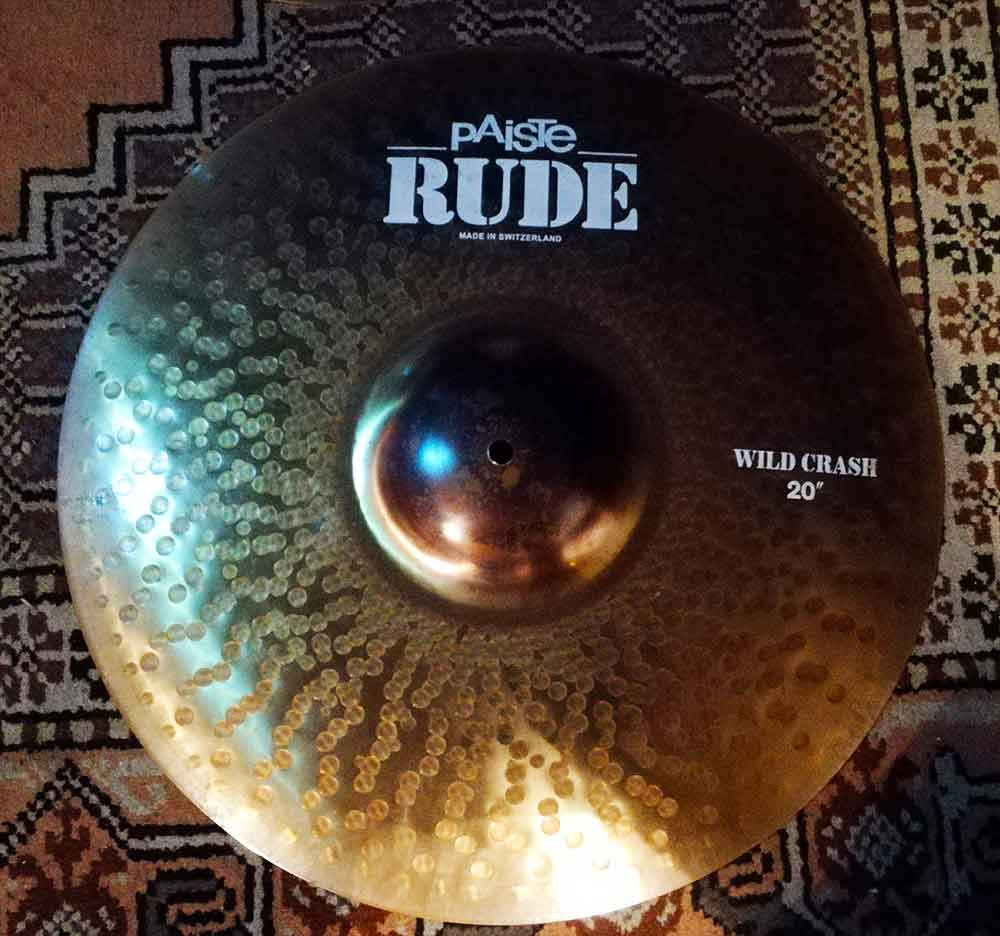 スイーツ柄 ブルー-paiste rudeシリーズ 20インチライドシンバル FGgPy