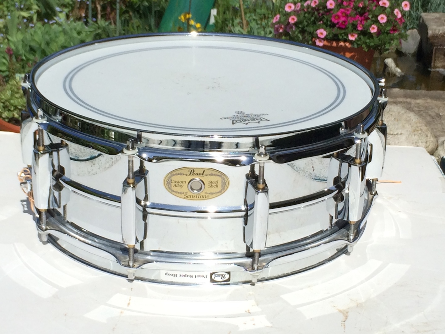 Pearl Sts5514d 14x6 5 Sensitone Steel Snare Drum Reverb