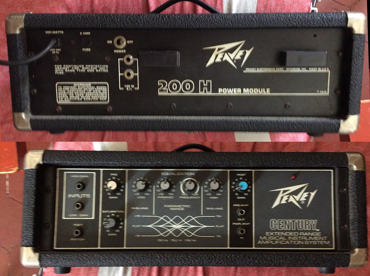 CENTURY 200H Peavey CENTURY 200H Audiofanzine