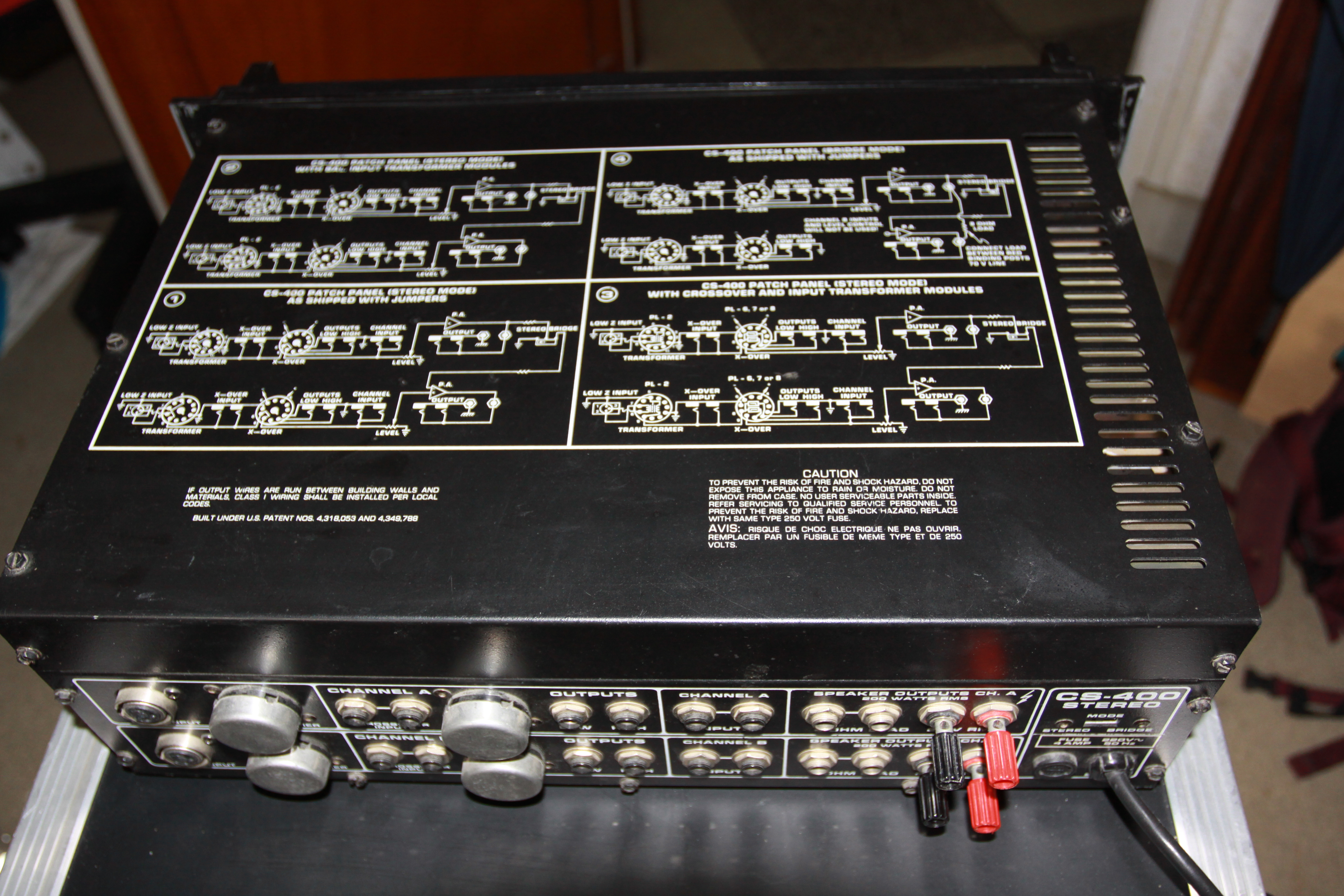 Peavey Cs 400 Schematics