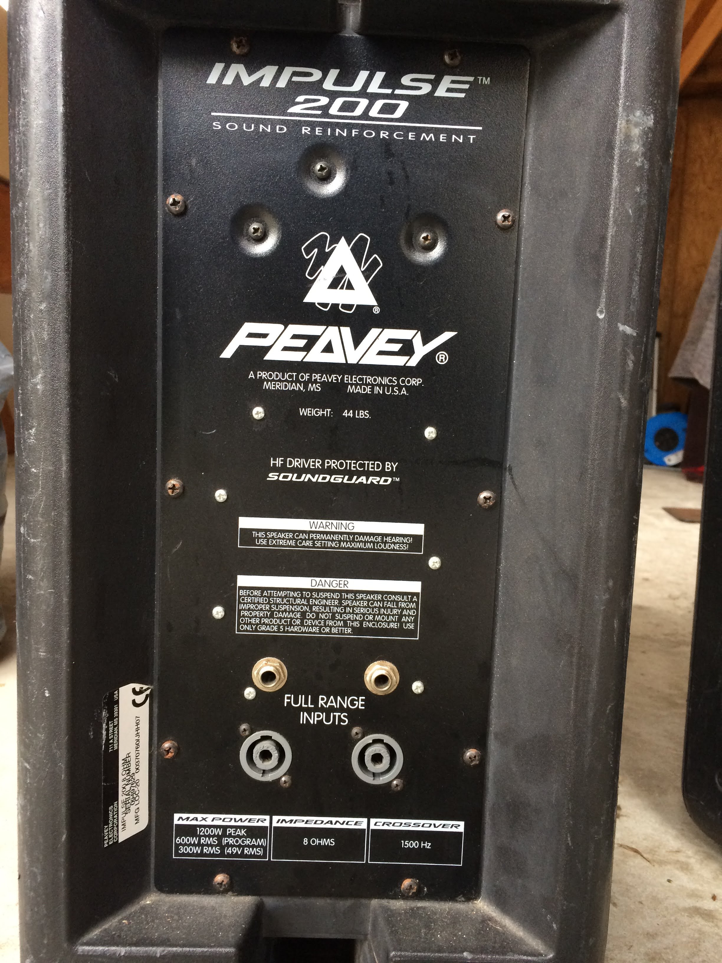 Peavey hot sale impulse 200