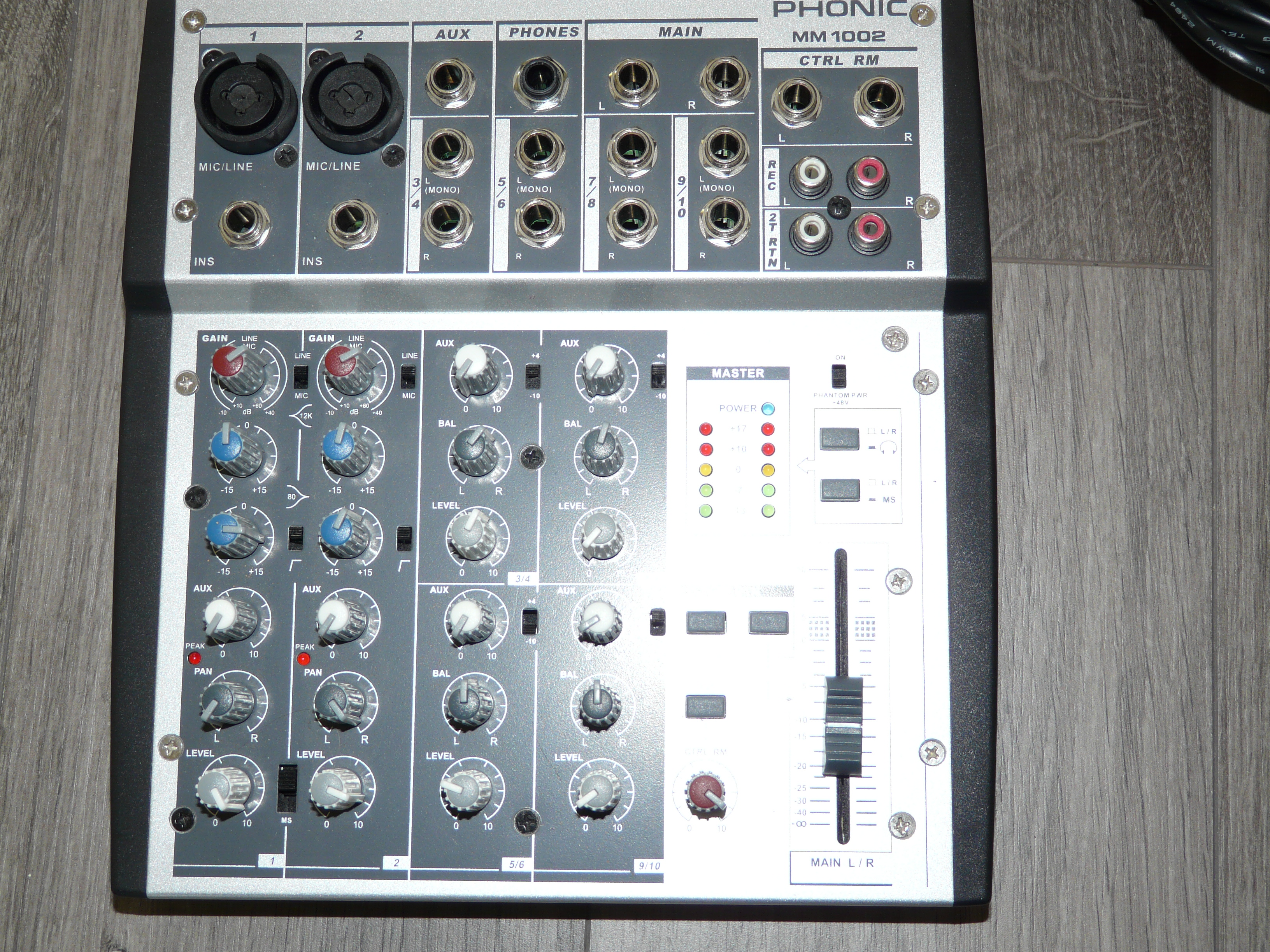 Phonic powerpod 1860 ii user manual diagram