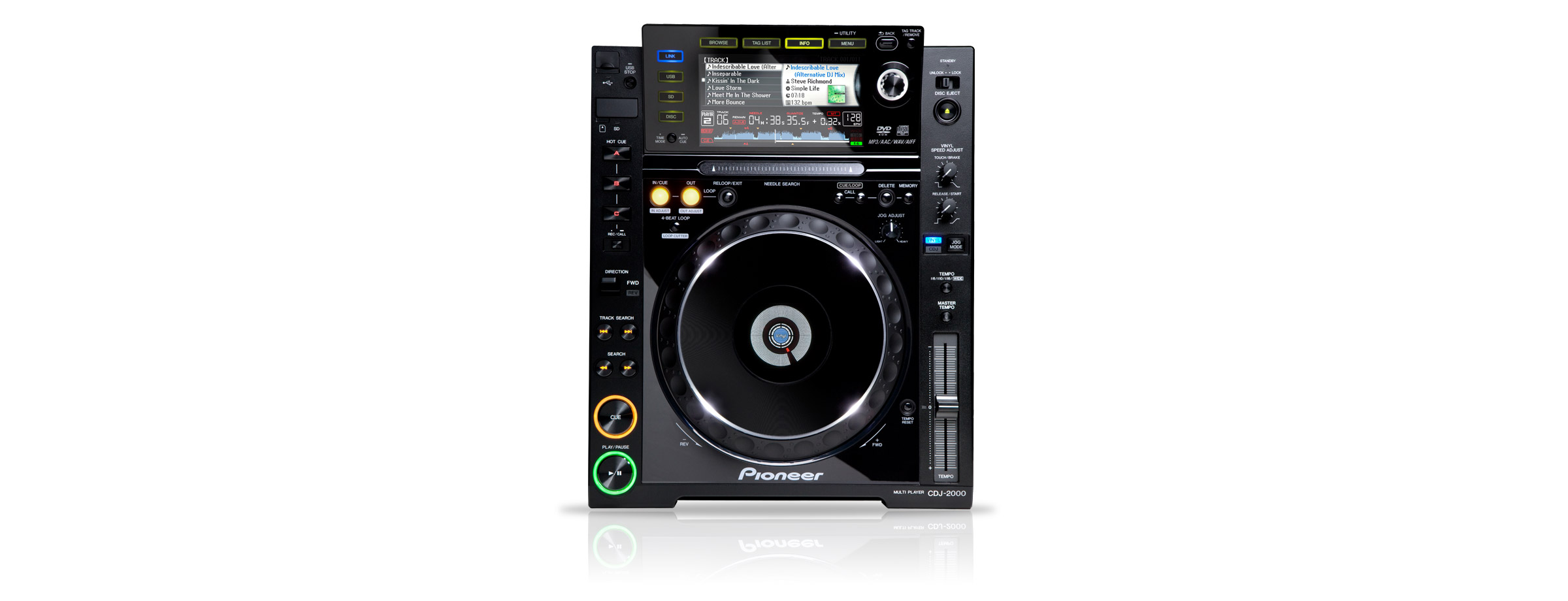 Pioneer cdj 2000 не читает флешку