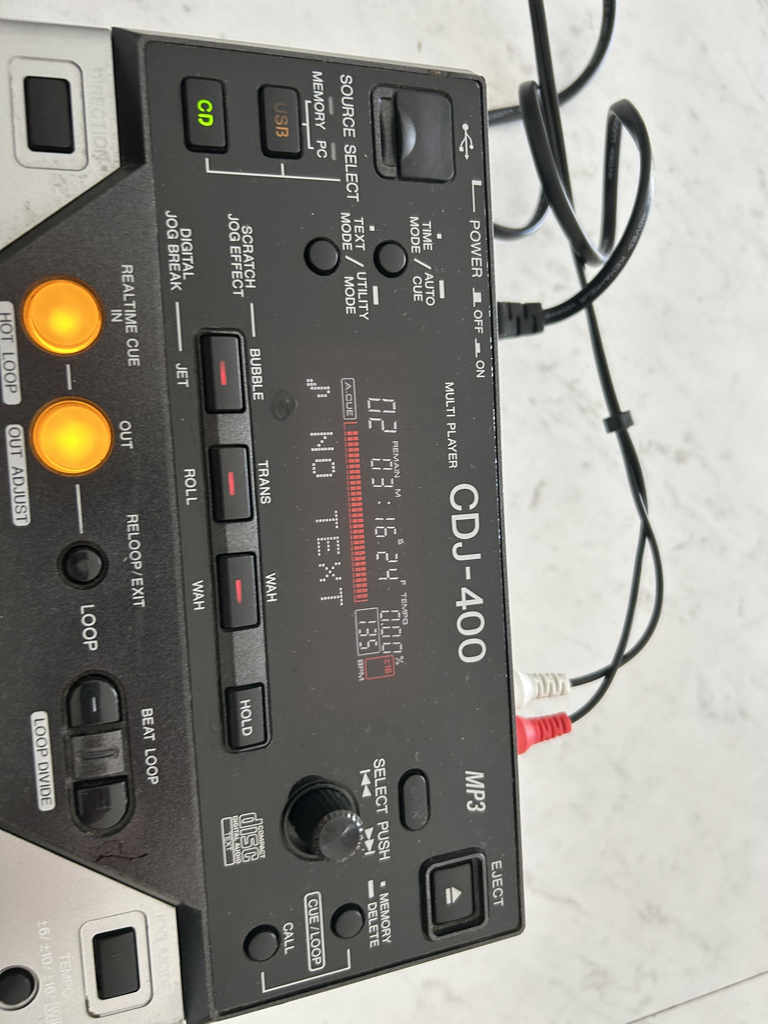 DJ機材 Pioneer CDJ-400 CDJ-400 (archived) Digital CD deck with MP3 and USB audio