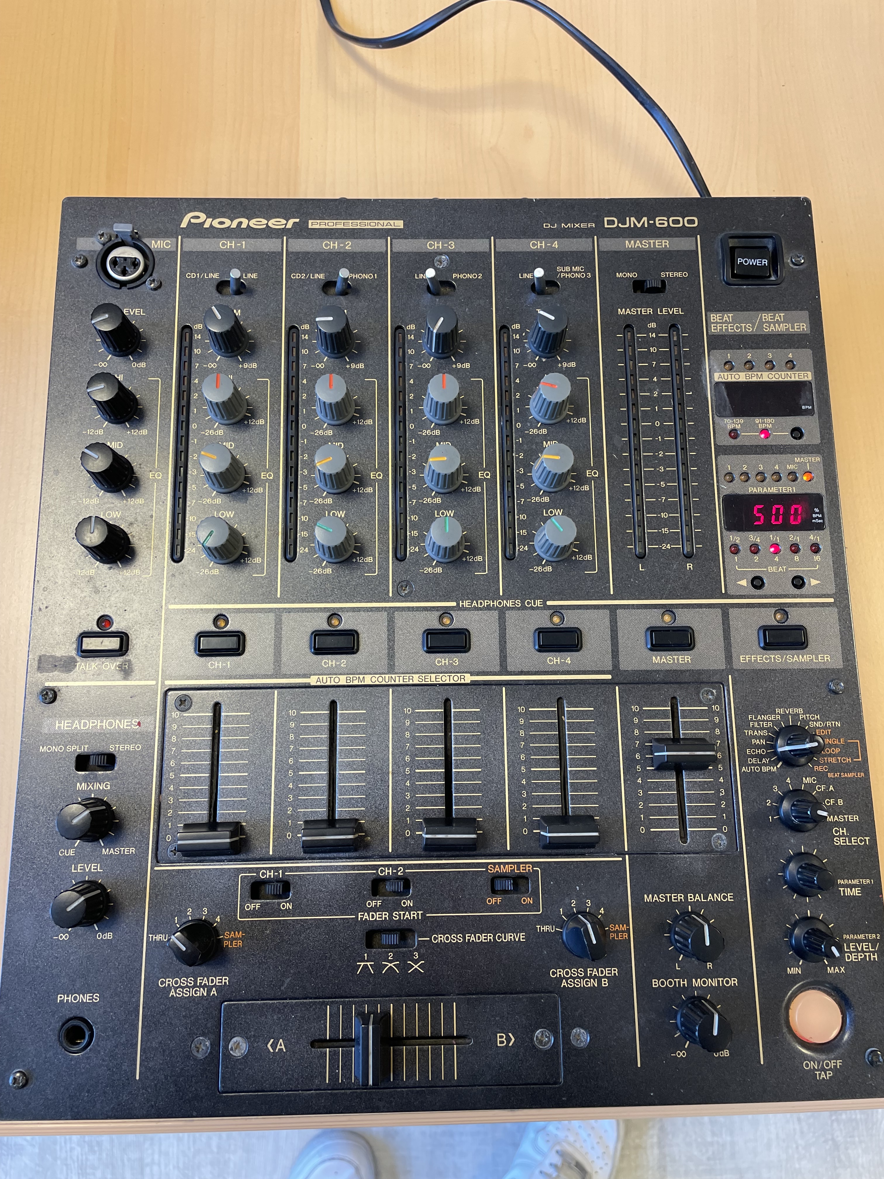 Pioneer DJミキサー DJM-600 パイオニア - 楽器、器材