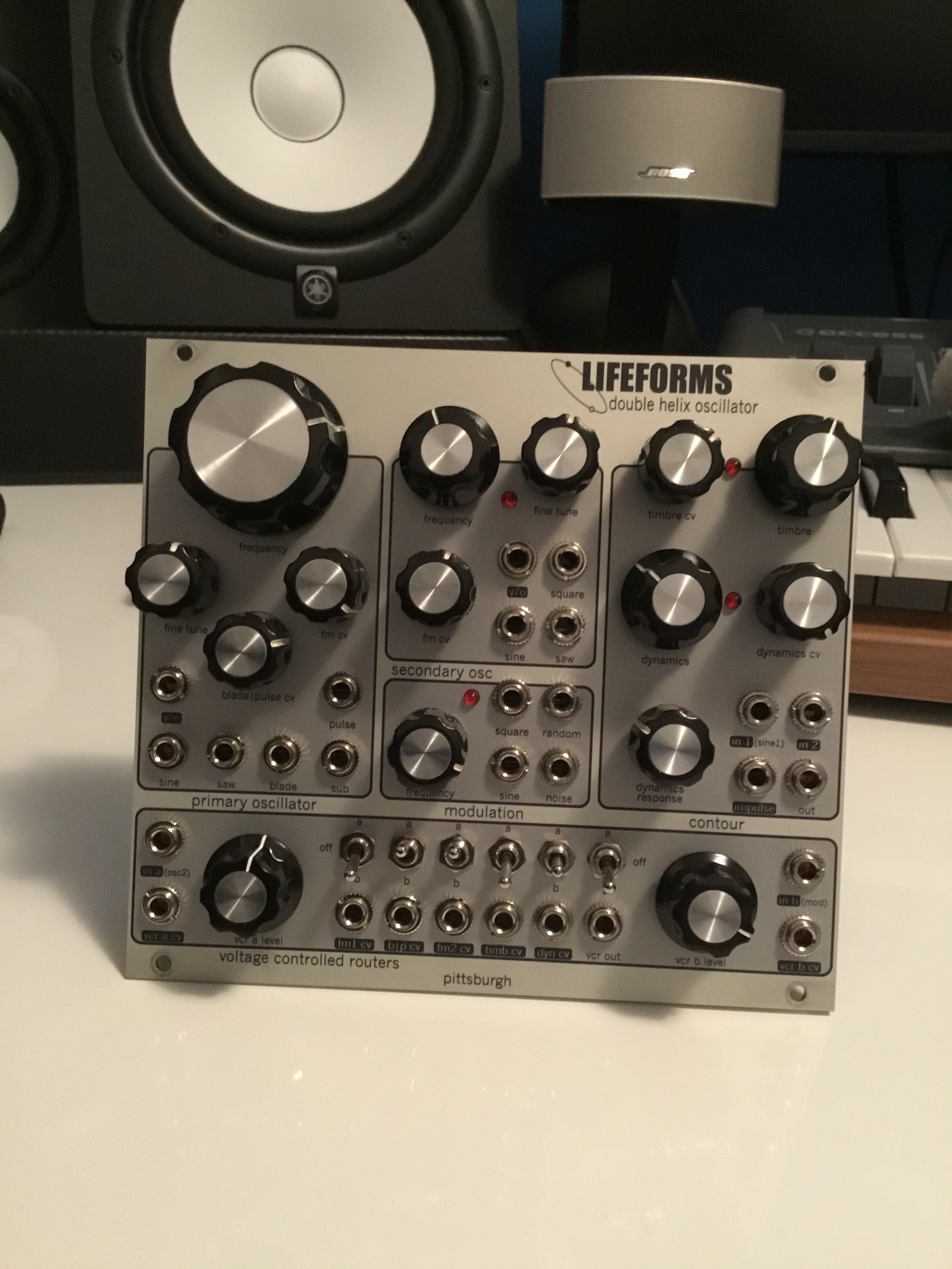 Lifeforms Double Helix Oscillator Pittsburgh Modular Audiofanzine