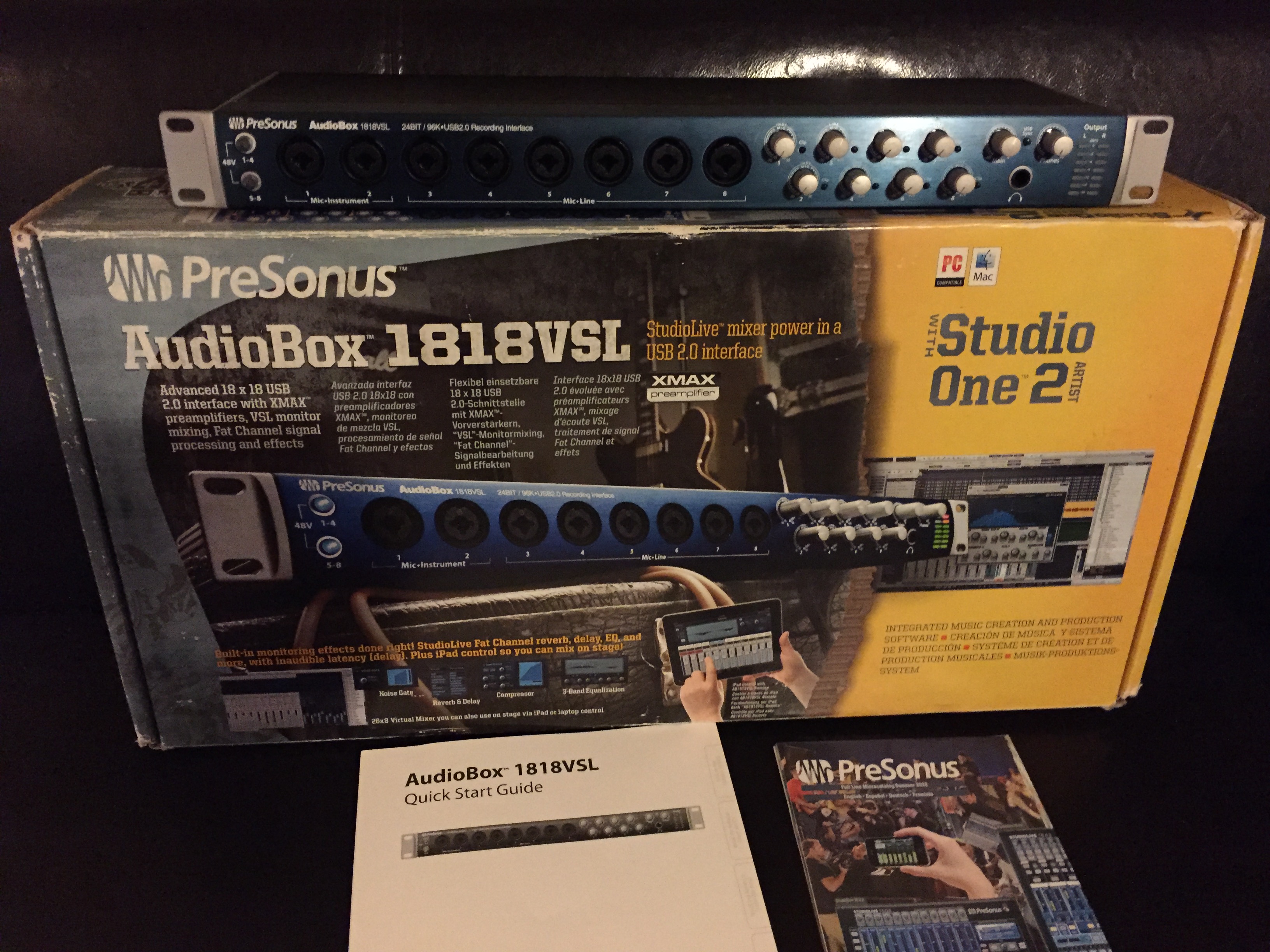 AudioBox 1818VSL - PreSonus AudioBox 1818VSL - Audiofanzine