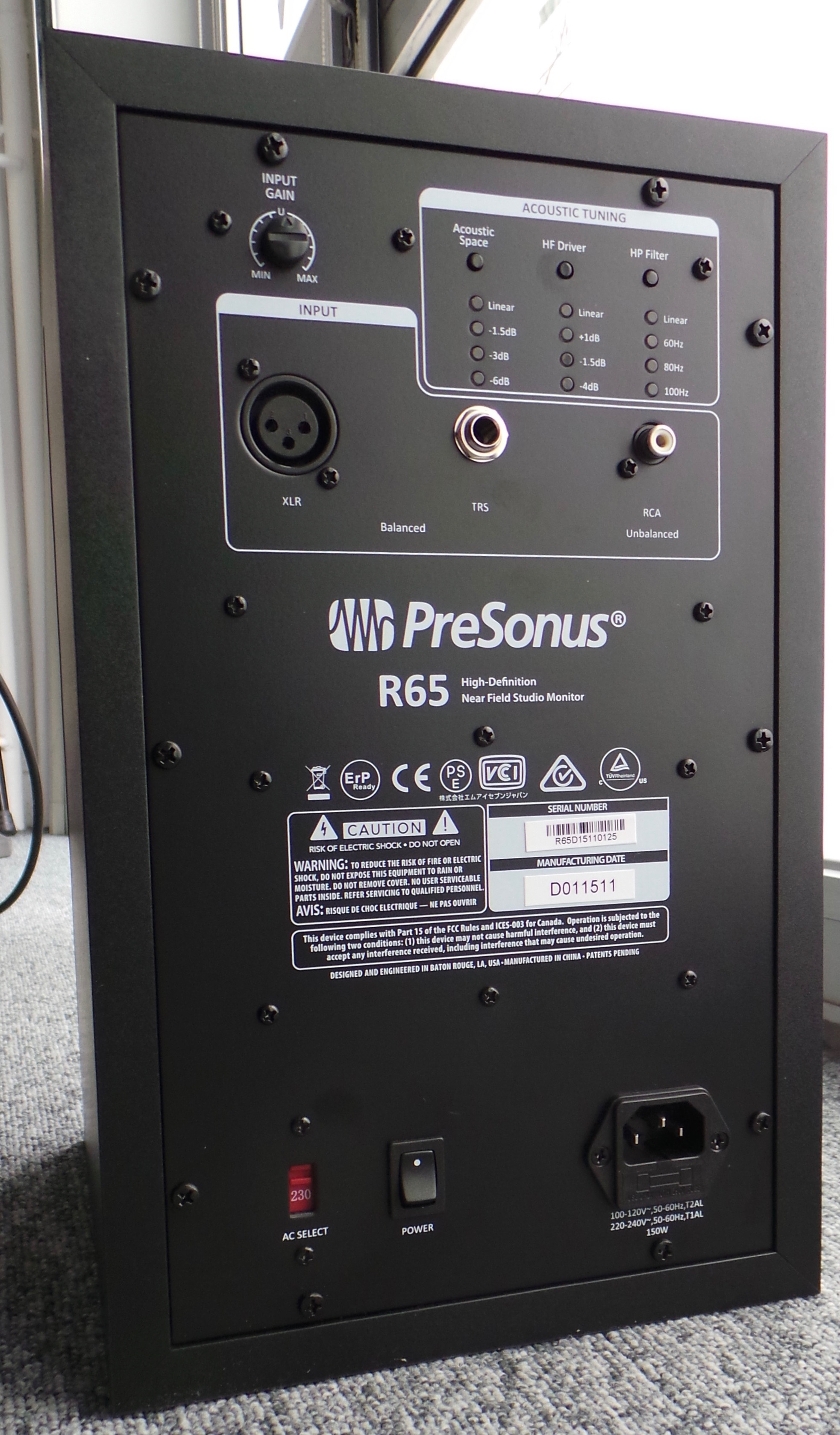 Photo PreSonus R65 : Presonus R65 1 (#1374897) - Audiofanzine