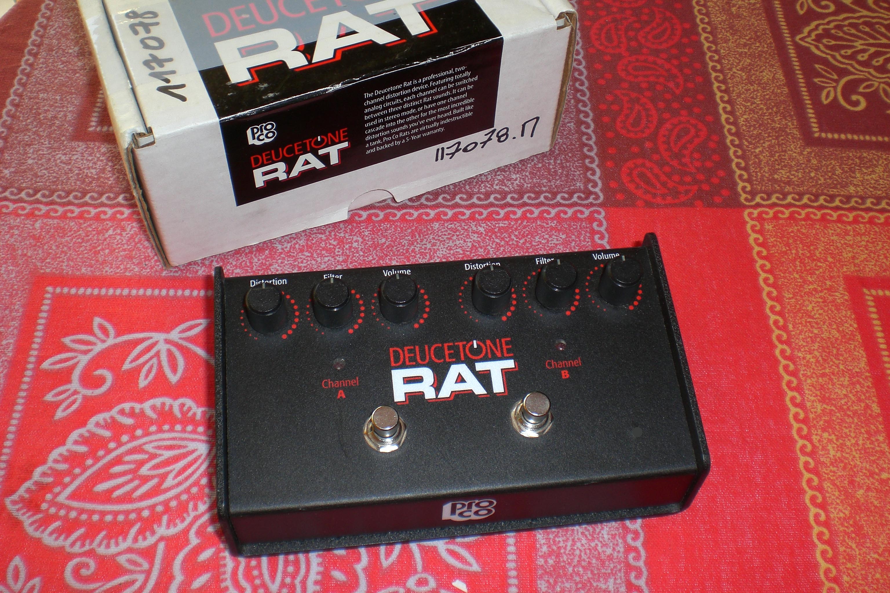 Musique Tema La Taille Du Rat Photo ProCo Sound DeuceTone Rat : ProCo Sound DeuceTone Rat (83229