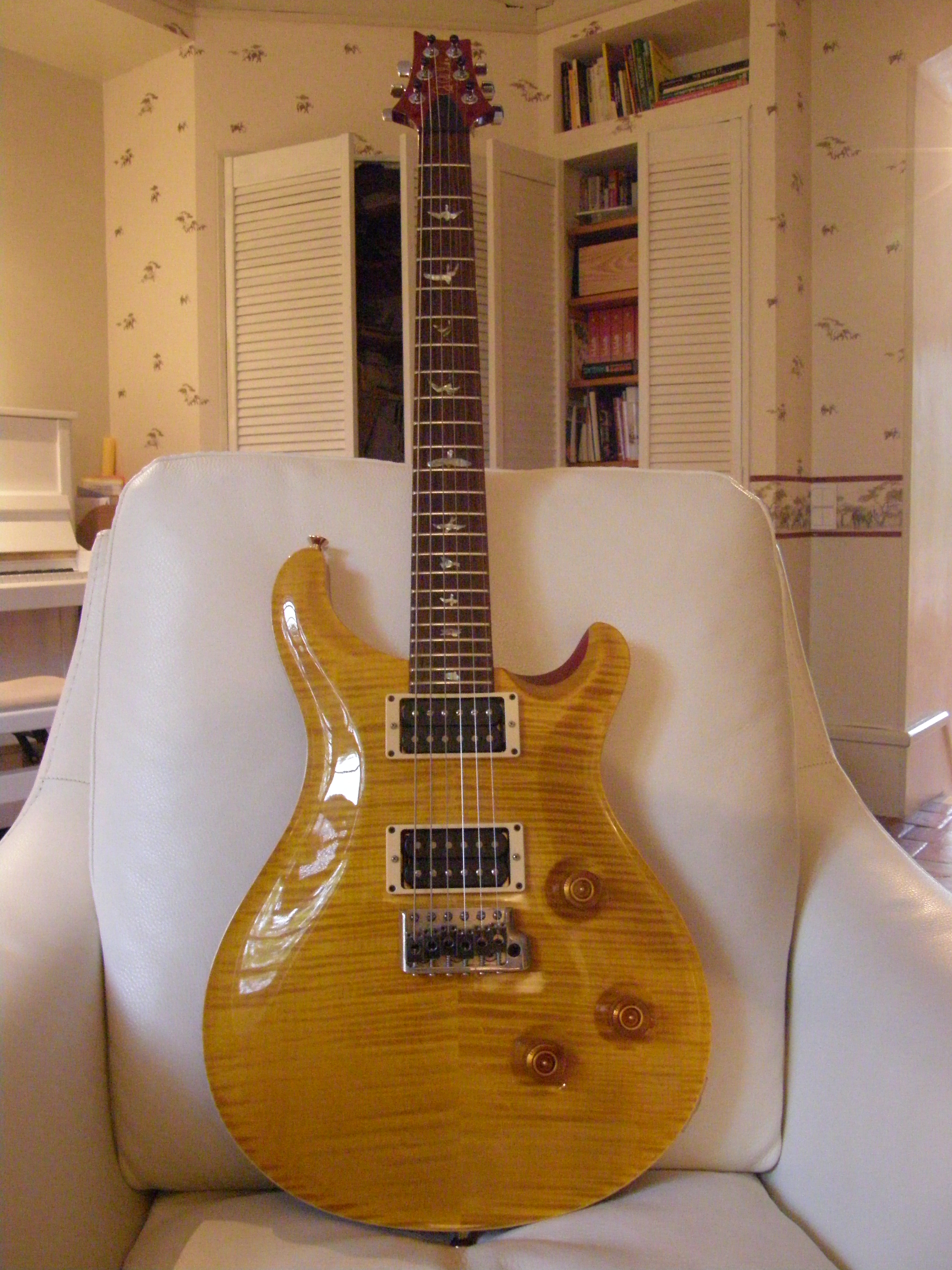 PRS Custom 24 Birds 10-Top Vintage Yellow image (#379808) - Audiofanzine