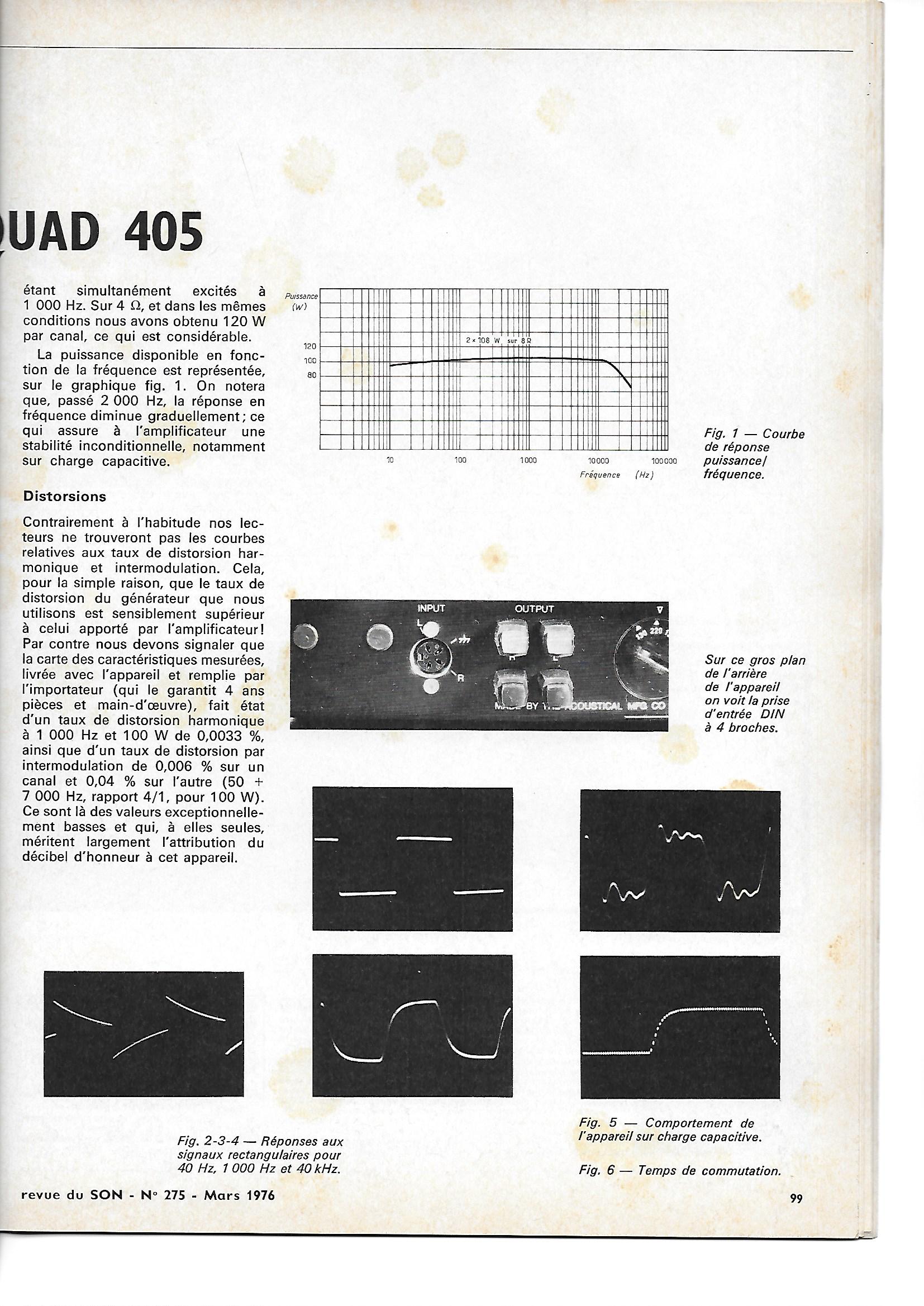 405 - Quad Hifi 405 - Audiofanzine