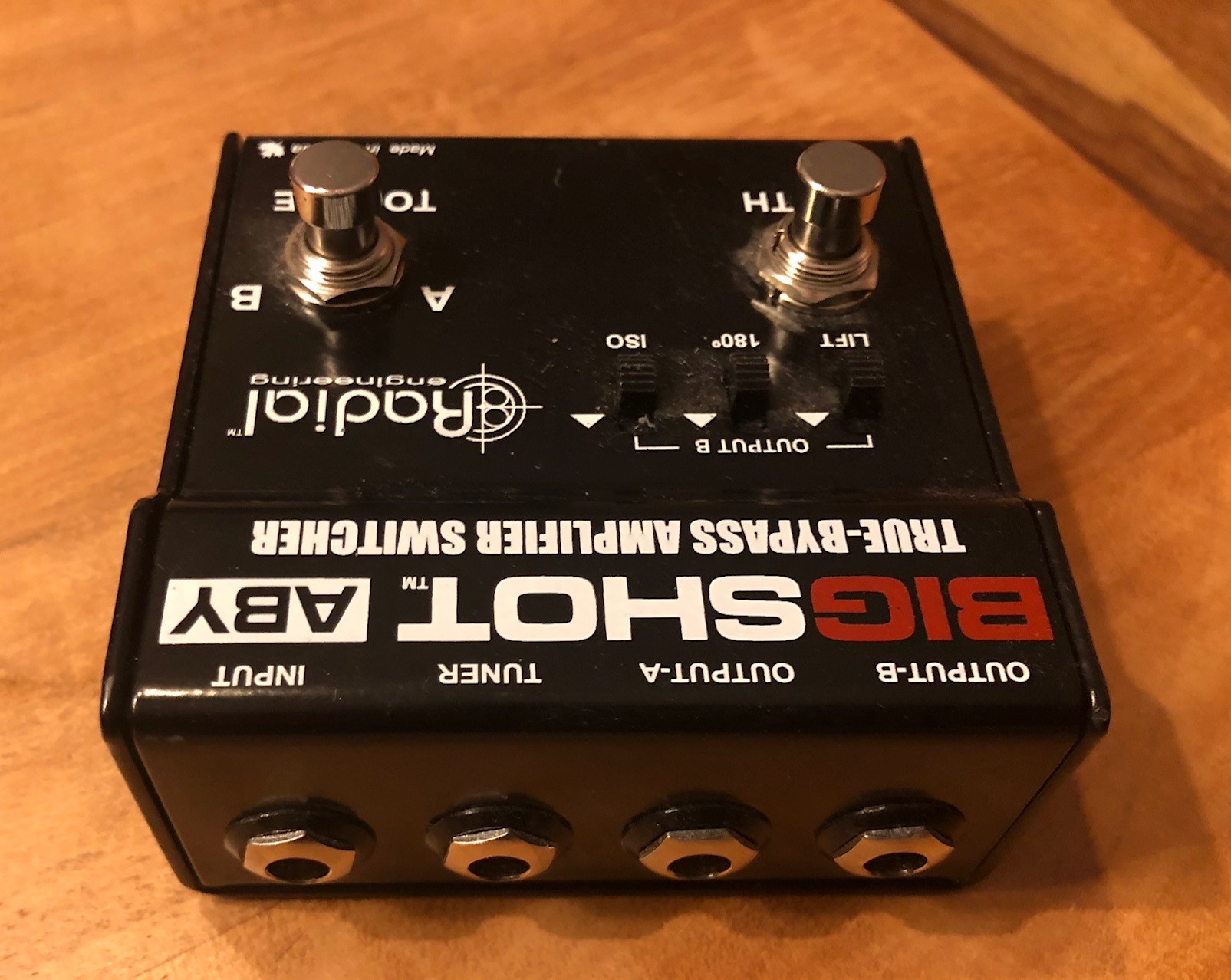 BIGSHOT ABY Radial Engineering BigShot ABY Audiofanzine