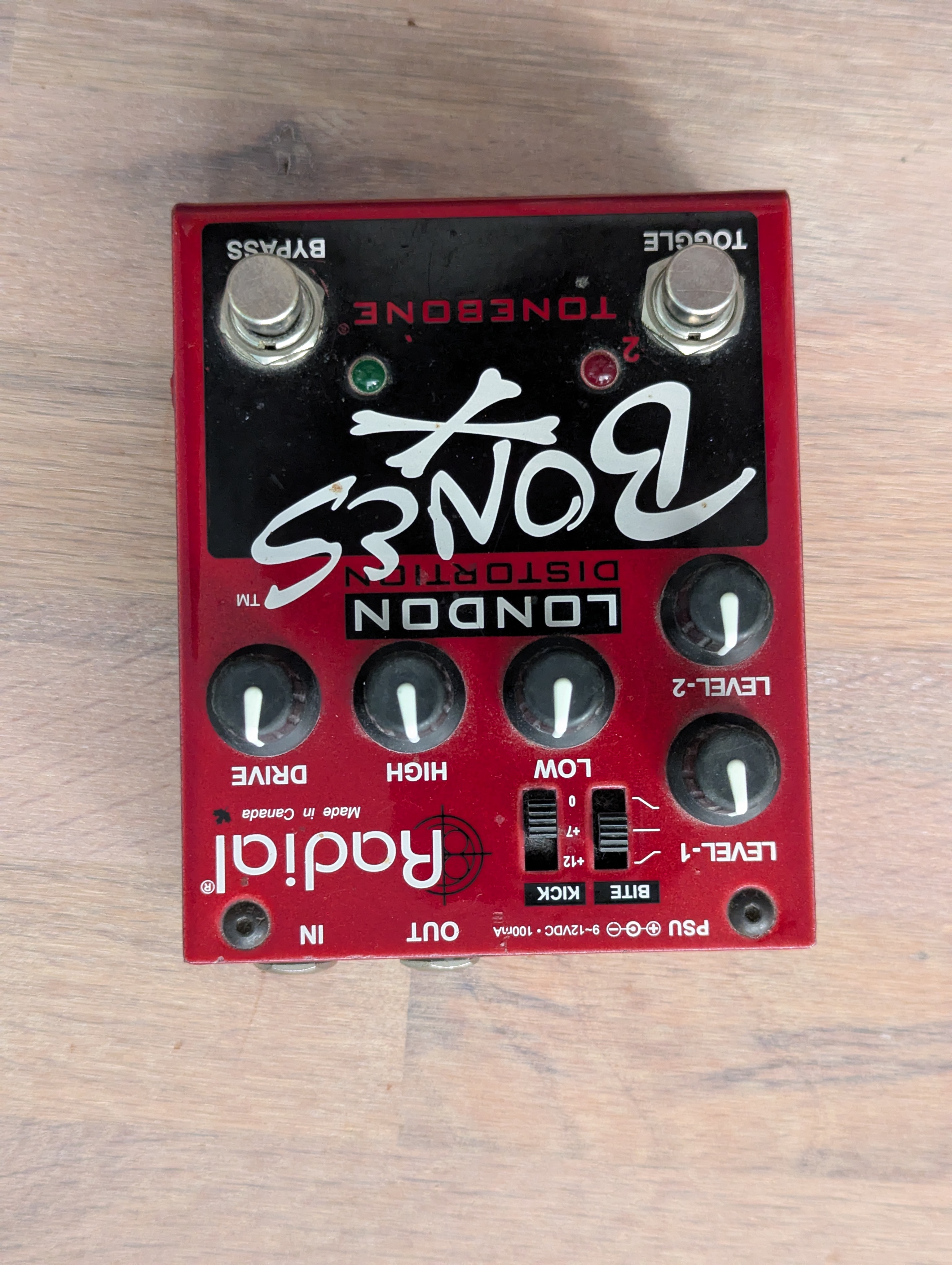 Radial London Bones Dual Distortion Pedal - YouTube