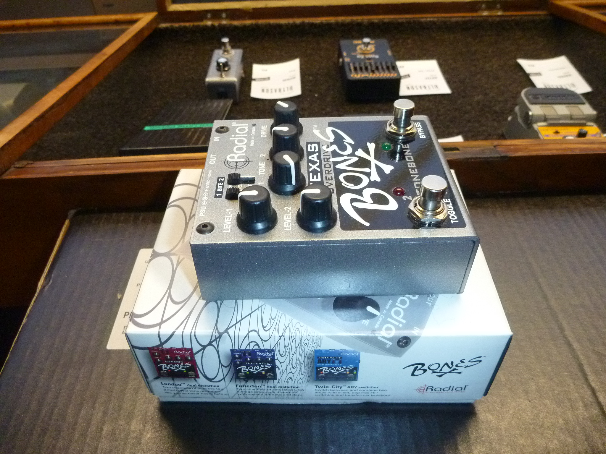 Bones Texas Overdrive Radial Engineering Audiofanzine