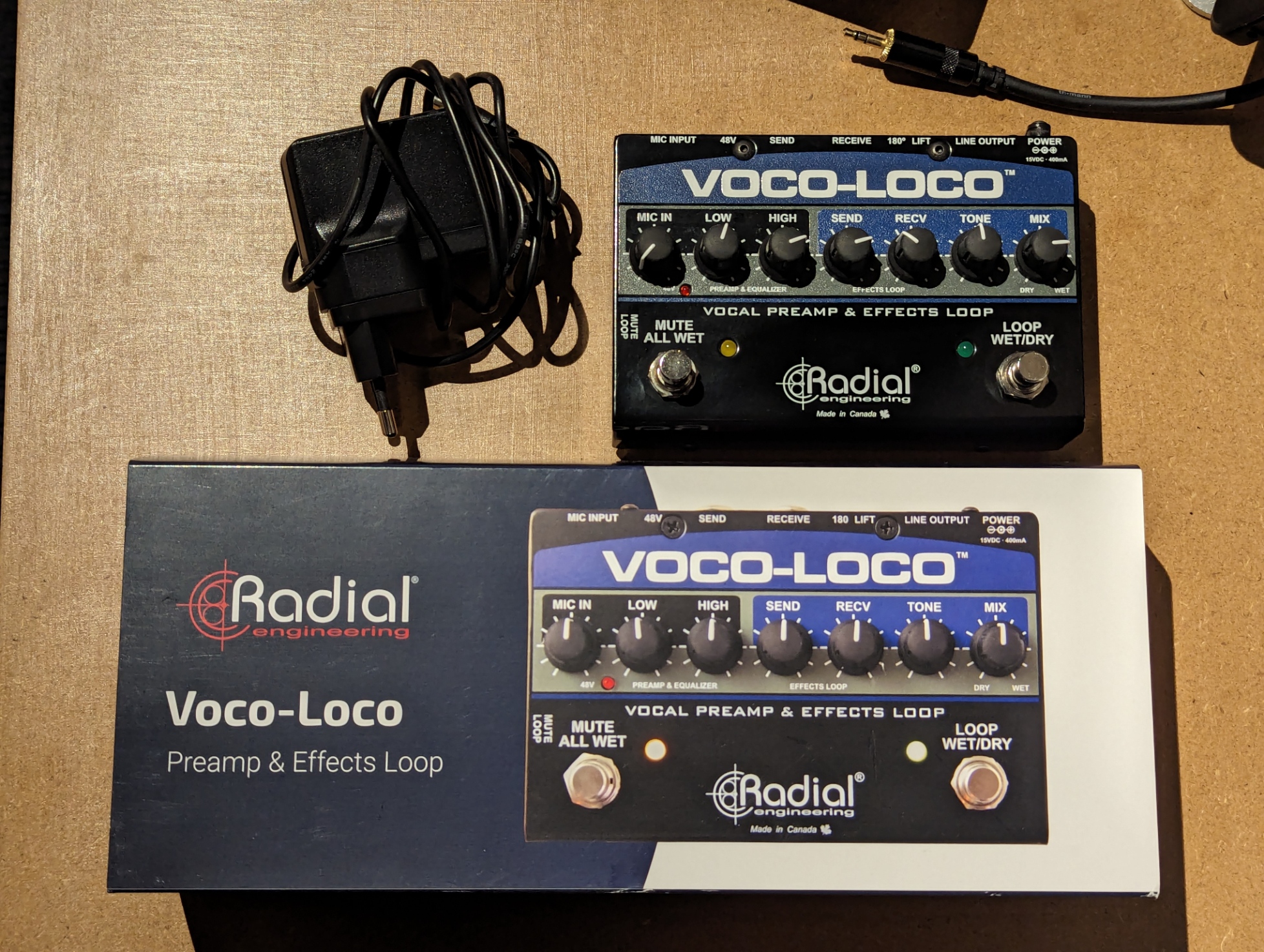 RADIAL VOCO-LOCO - Commutateur d'effets et pré-ampli micro