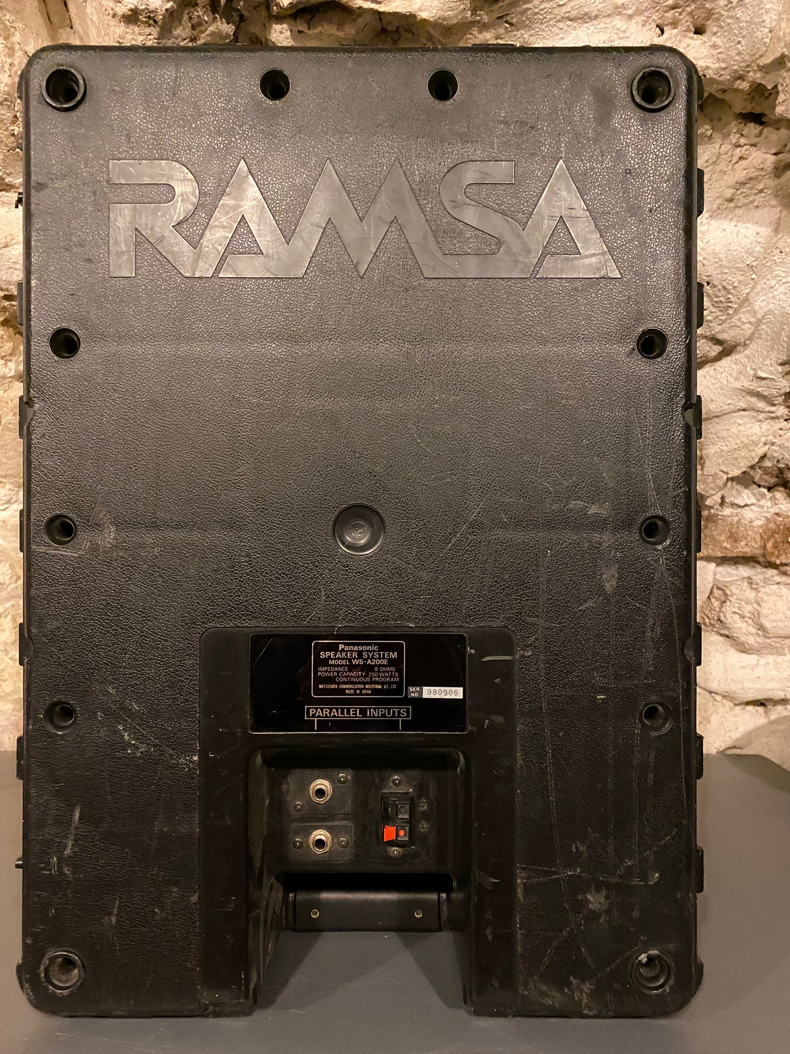 Enceinte De Sonorisation Panasonic Ramsa WS-A200E - 250W, 12", Passif, Occasion