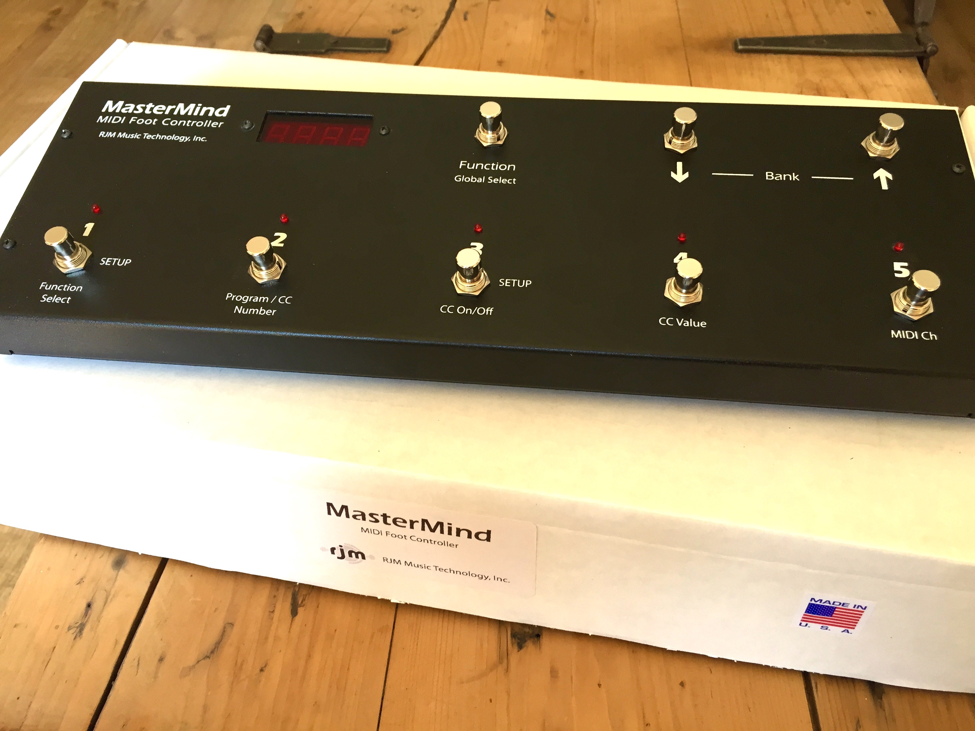 Rjm Music Technologies MasterMind Midi Foot Controller image