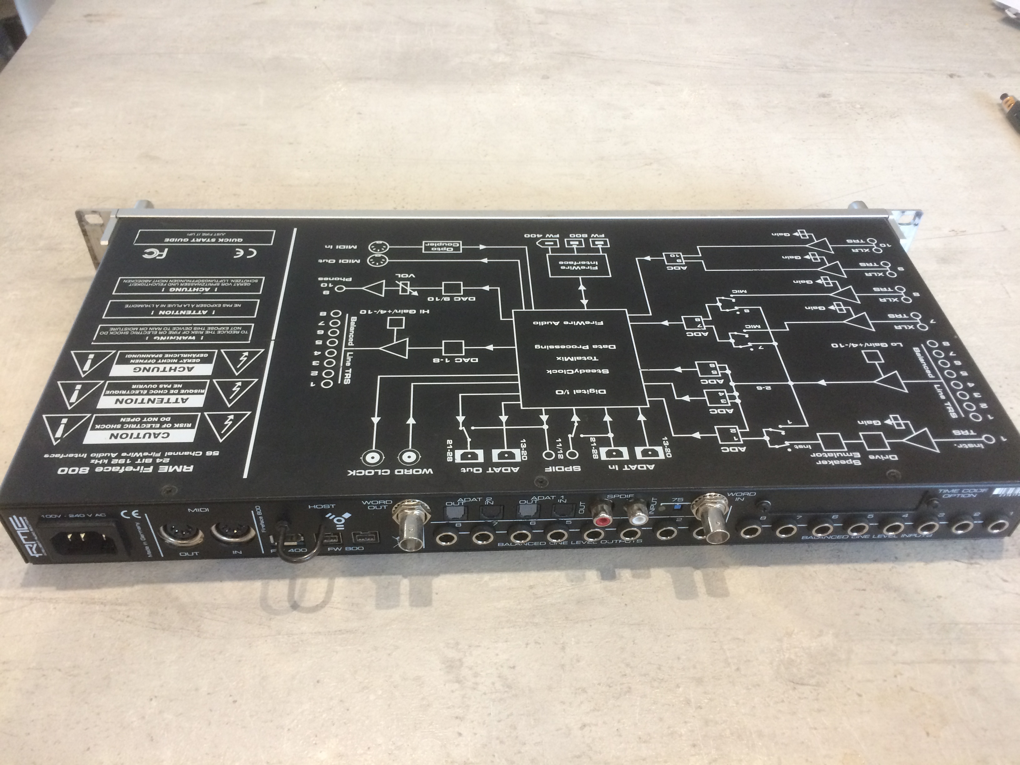 Звуковая карта rme fireface