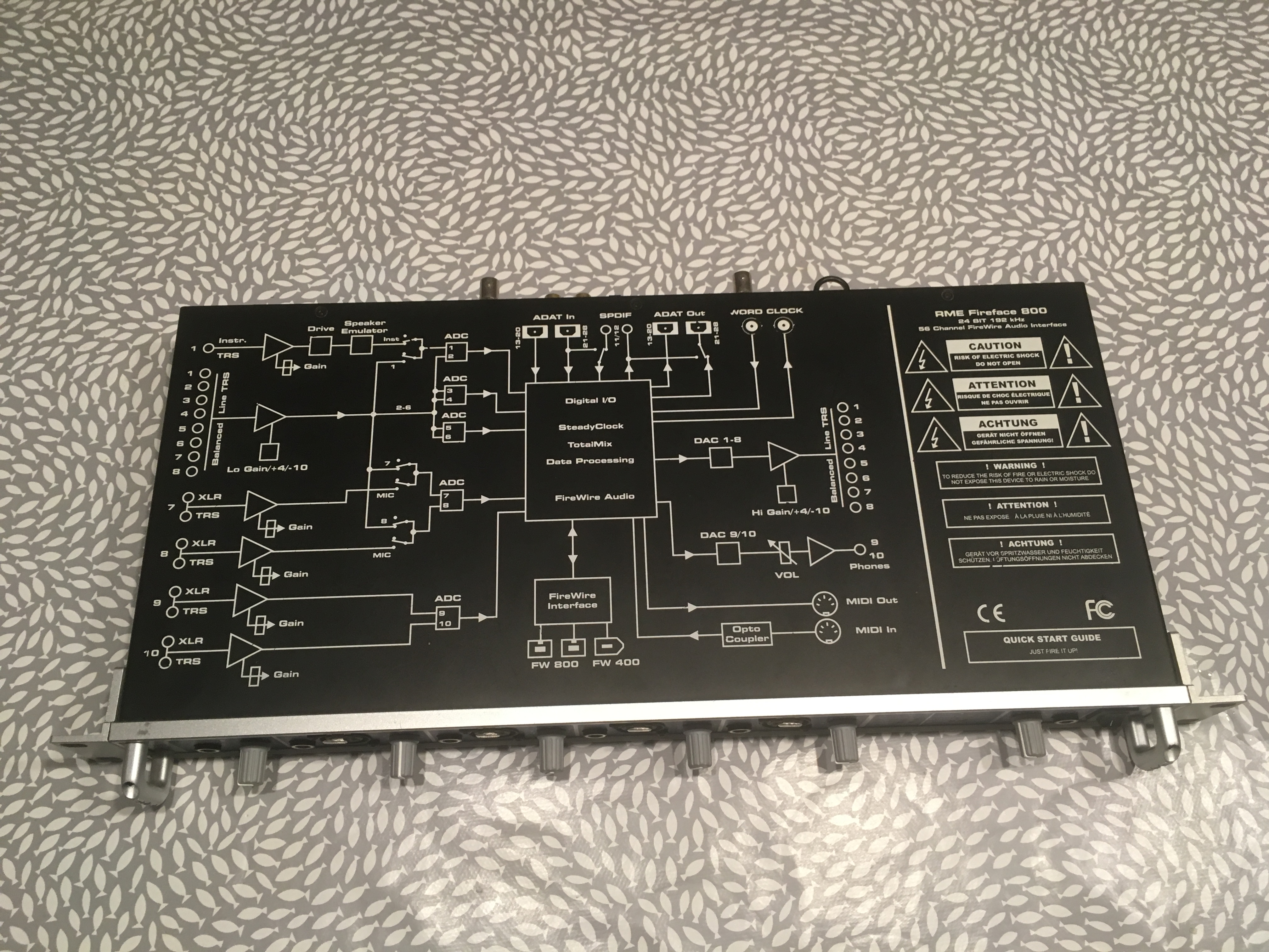 Звуковая карта rme fireface