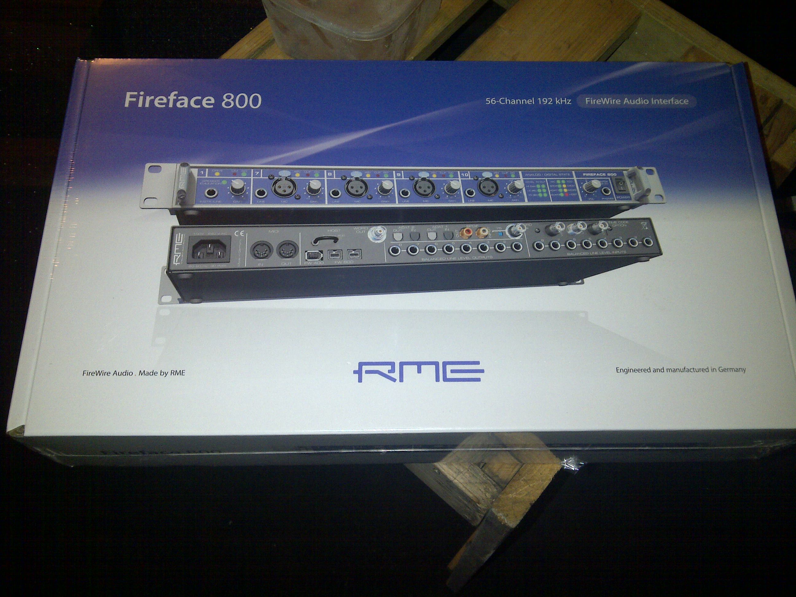 Photo RME Audio Fireface 800 RME Audio Fireface 800 (22742) (768234