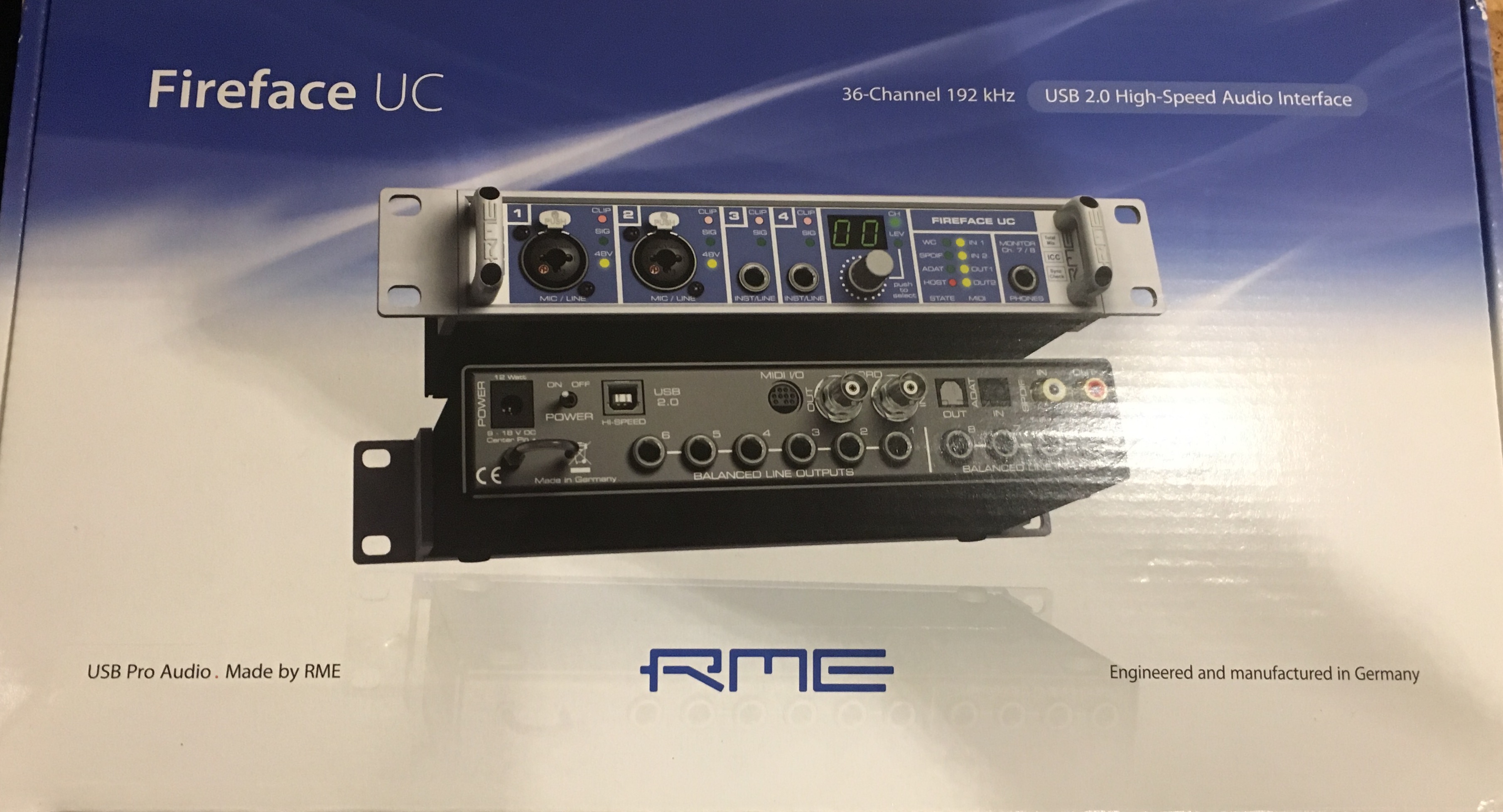 Звуковая карта rme fireface