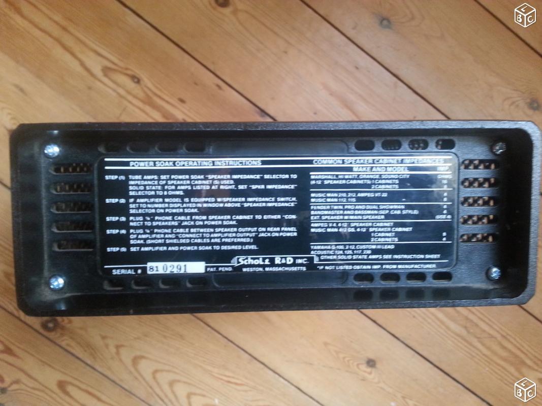 Power Soak Rockman Power Soak Audiofanzine